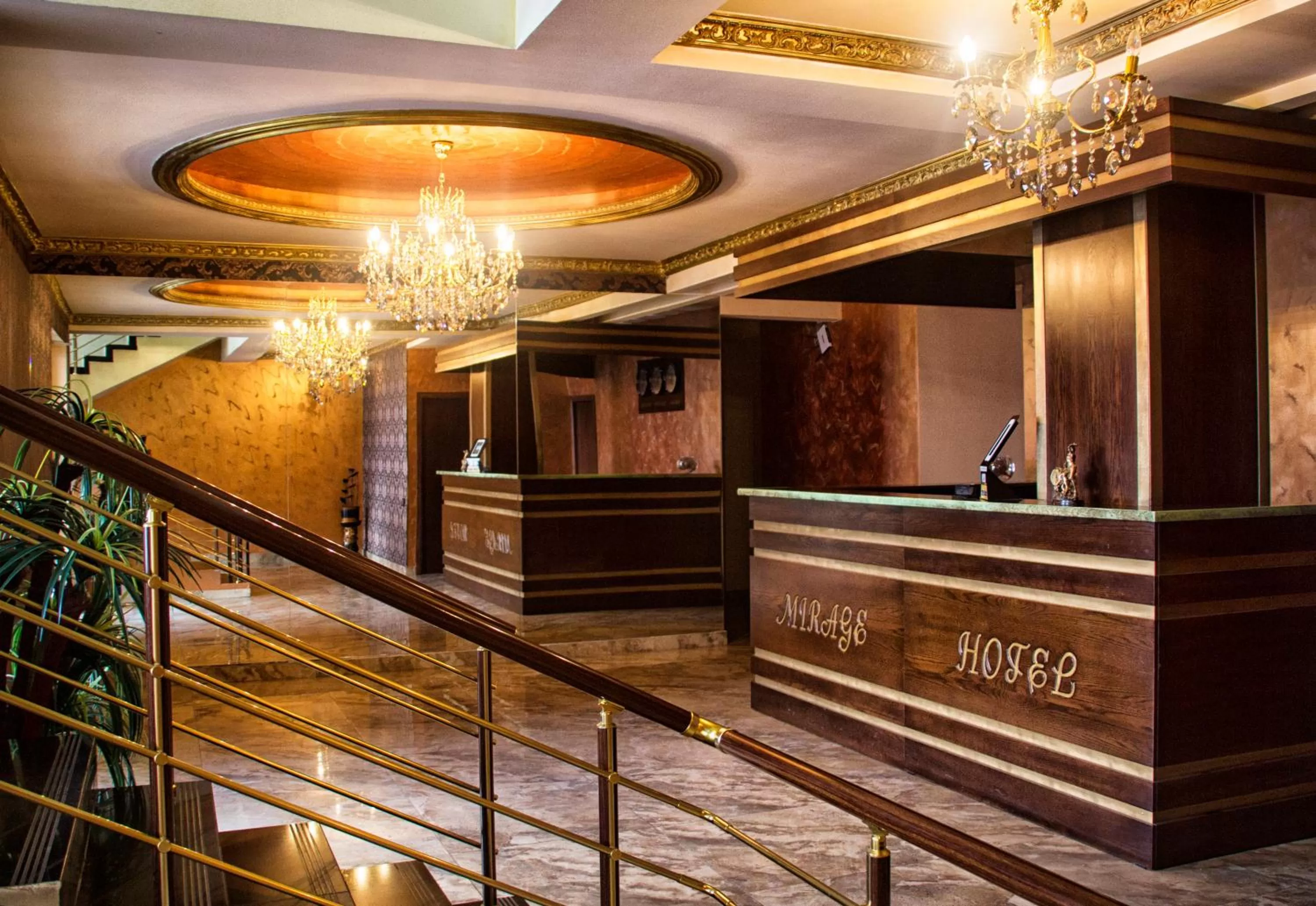 Communal lounge/ TV room in Mirage Hotel