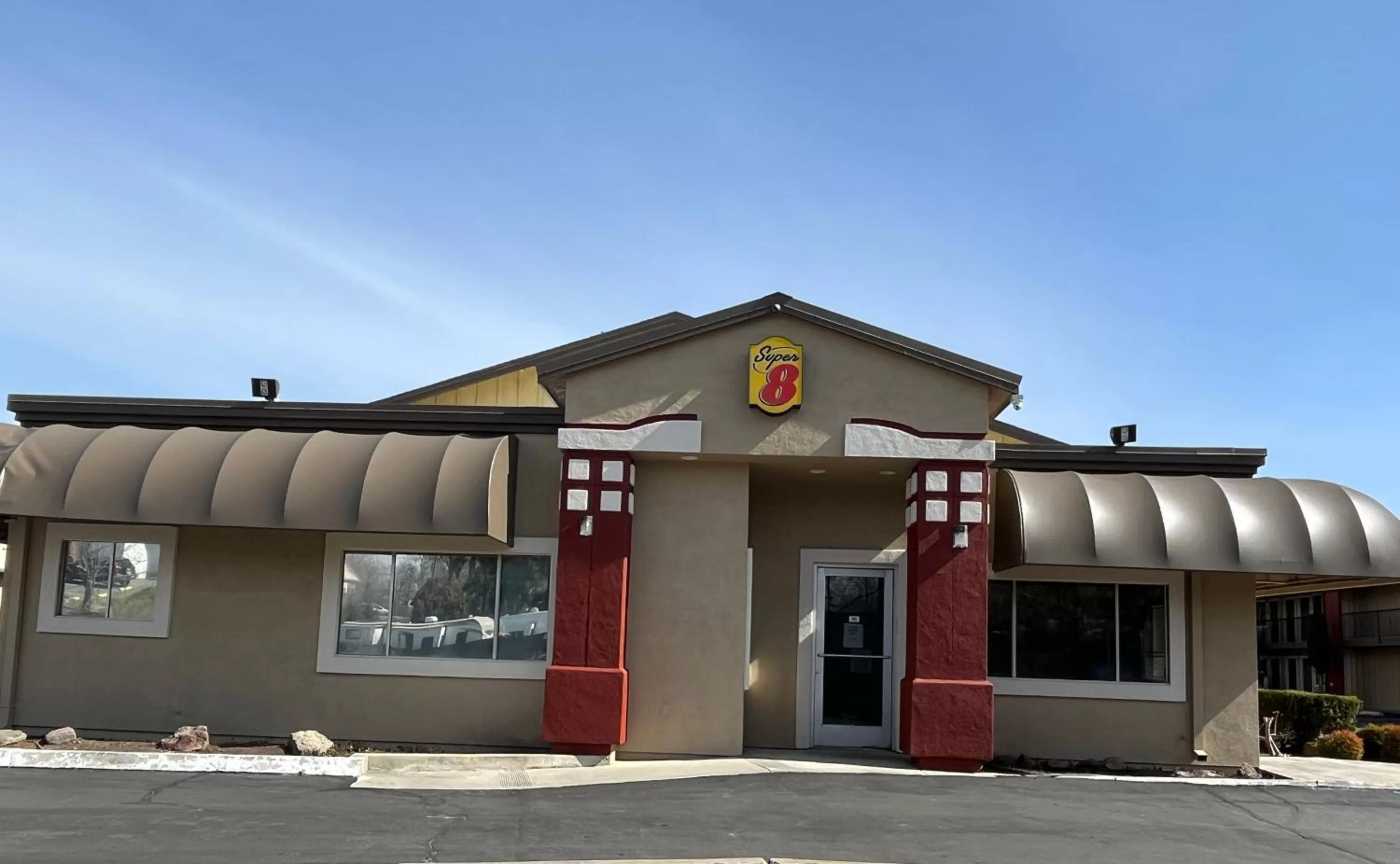 Property building in Super 8 by Wyndham Red Bluff