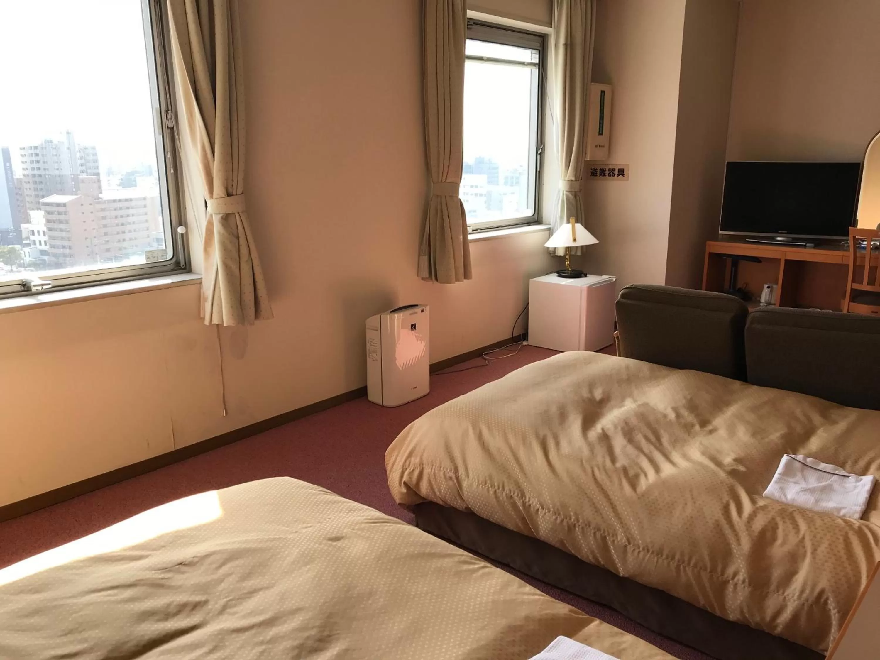 Bed in Hiroshima International Youth House JMS Aster Plaza