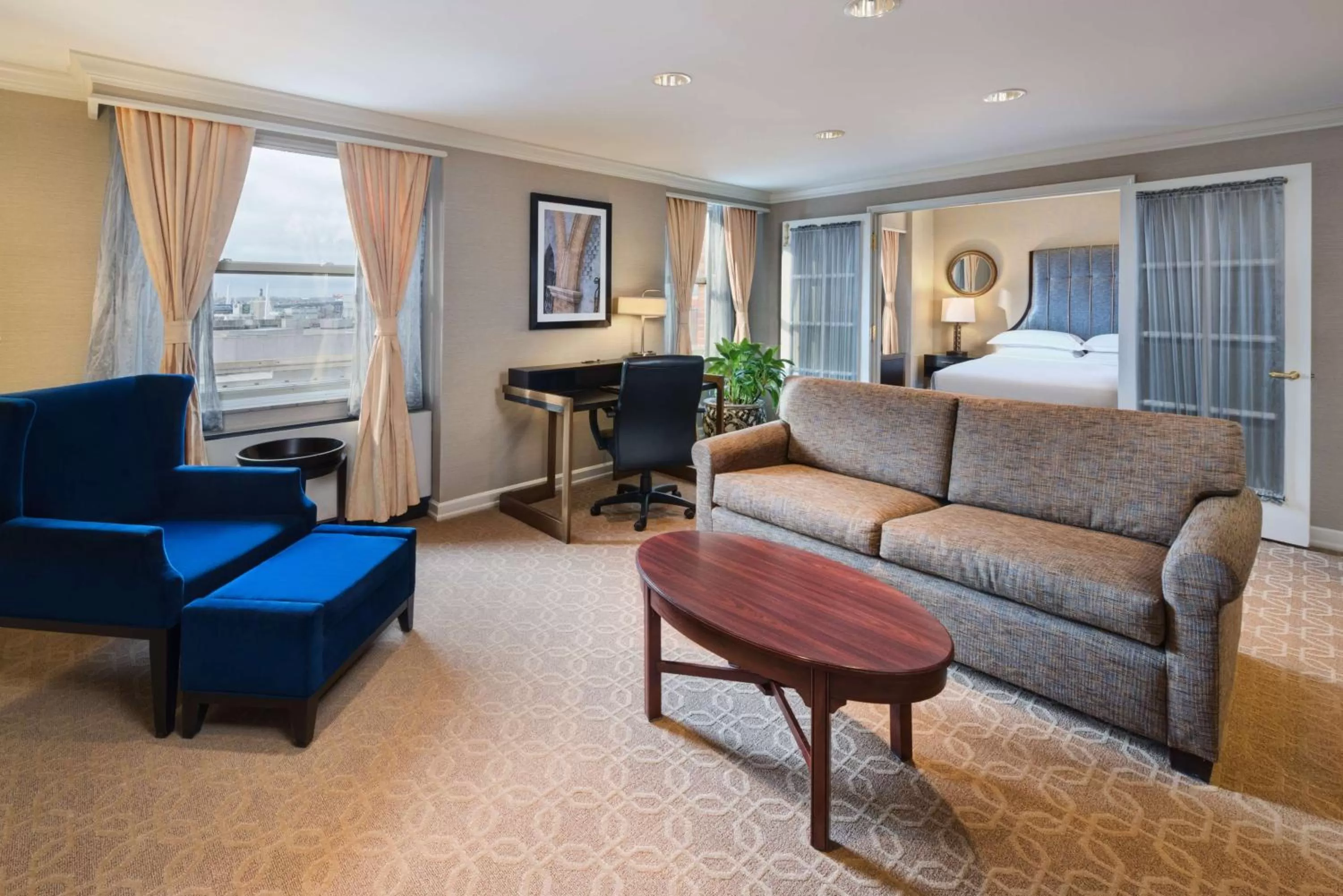 One-Bedroom King Suite in Hilton Milwaukee