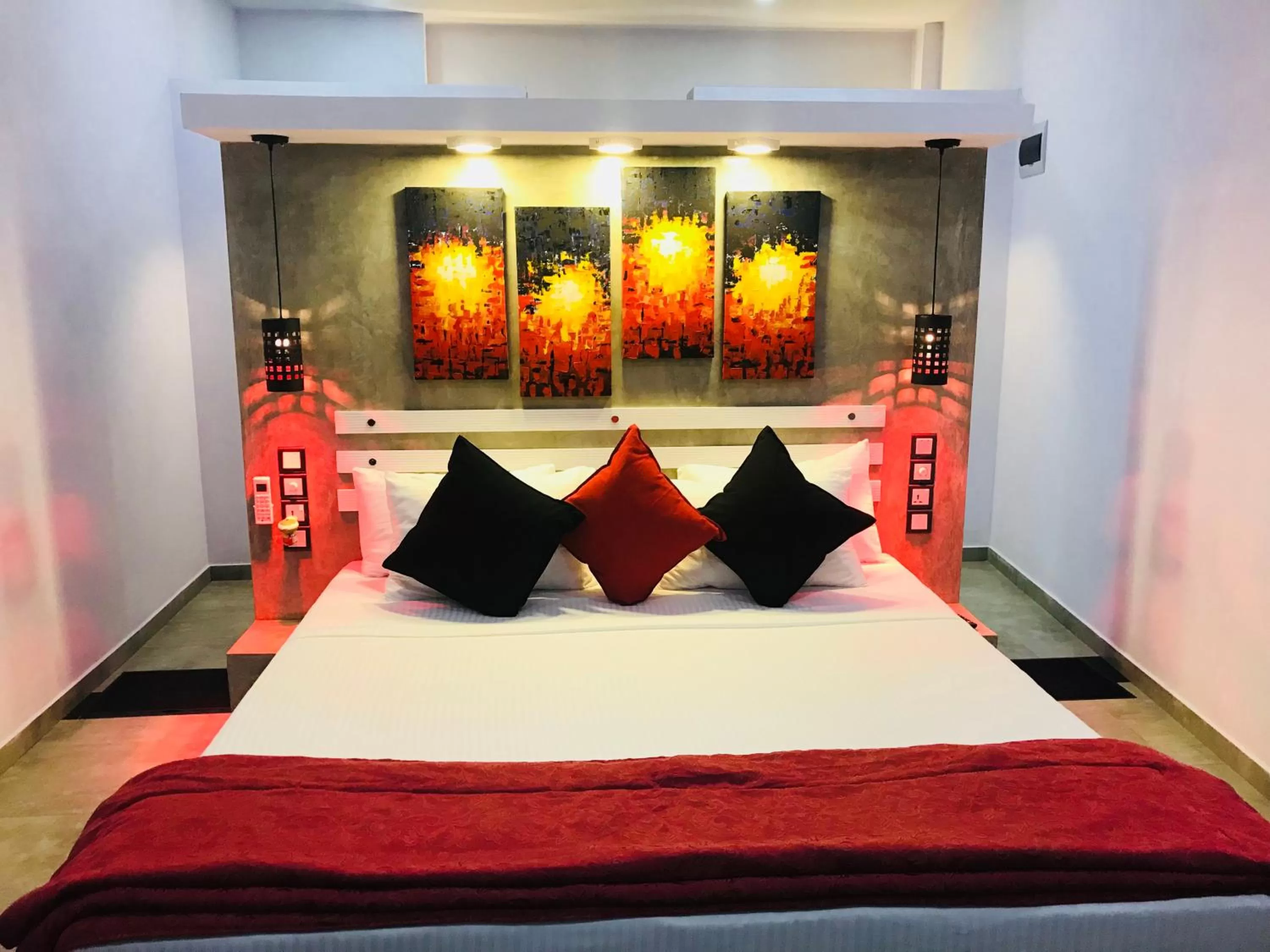 Bed in Villa Dominikku