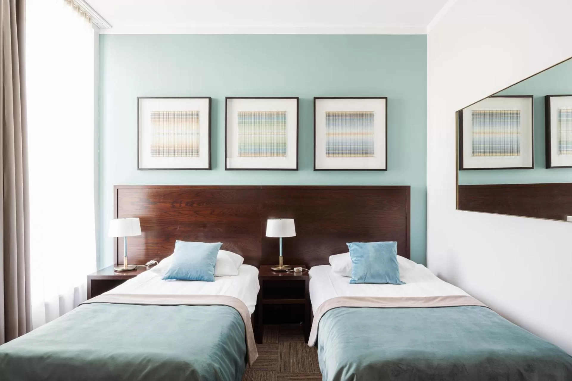 Photo of the whole room, Bed in Europeum Hotel