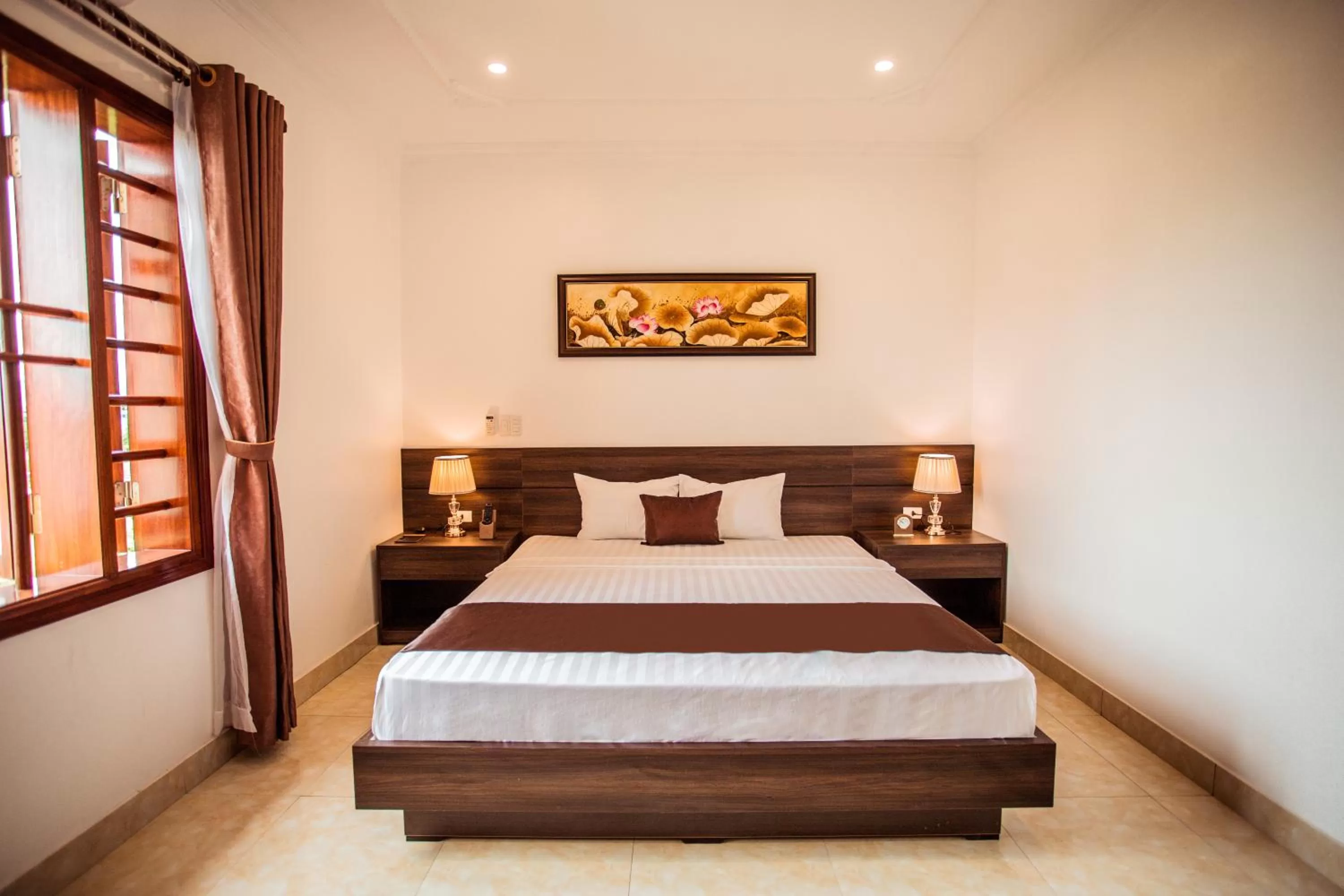 Bed in Salina Hotel Ninh Binh