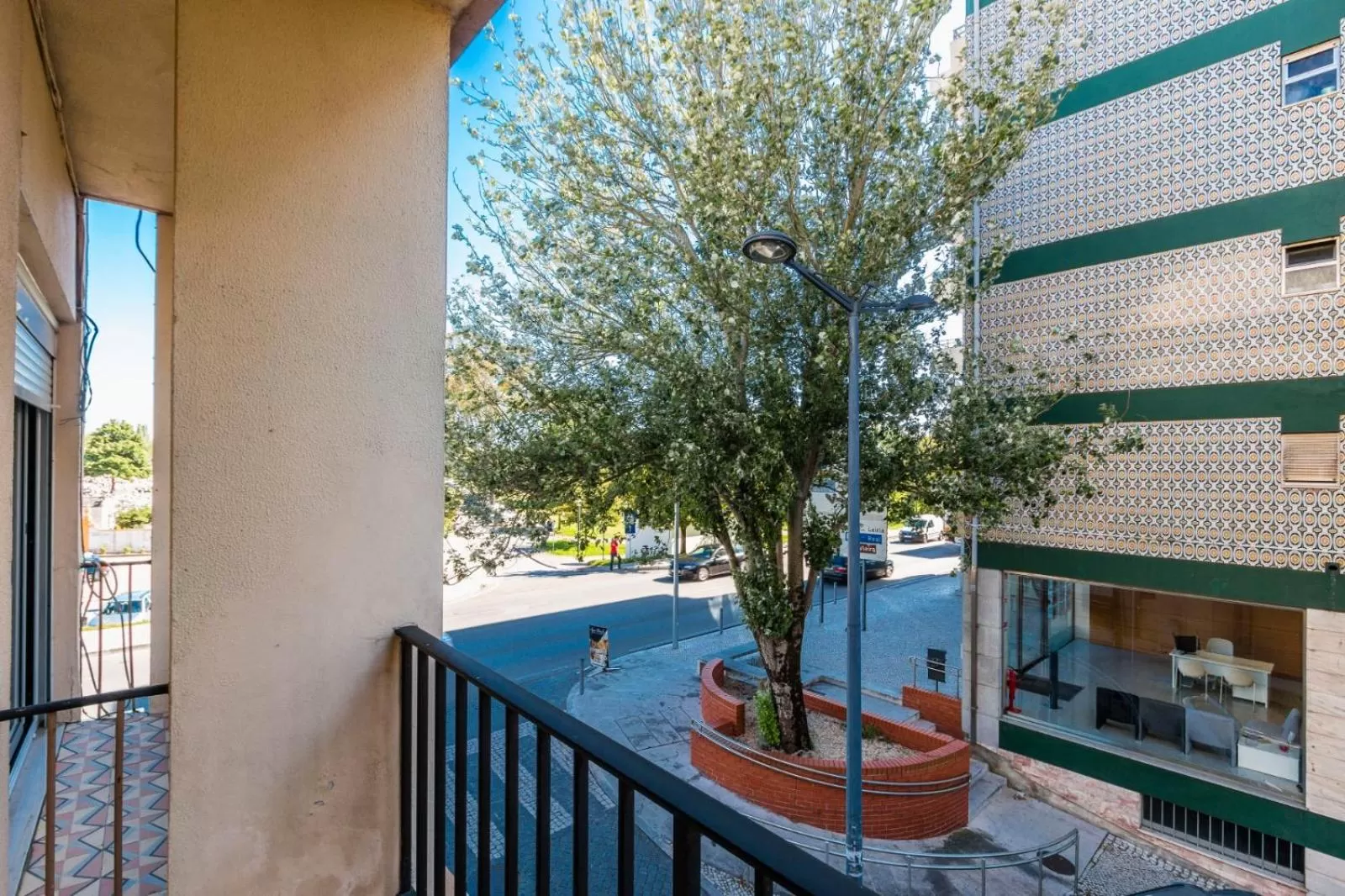 Balcony/Terrace, Pool View in Residencia Paris