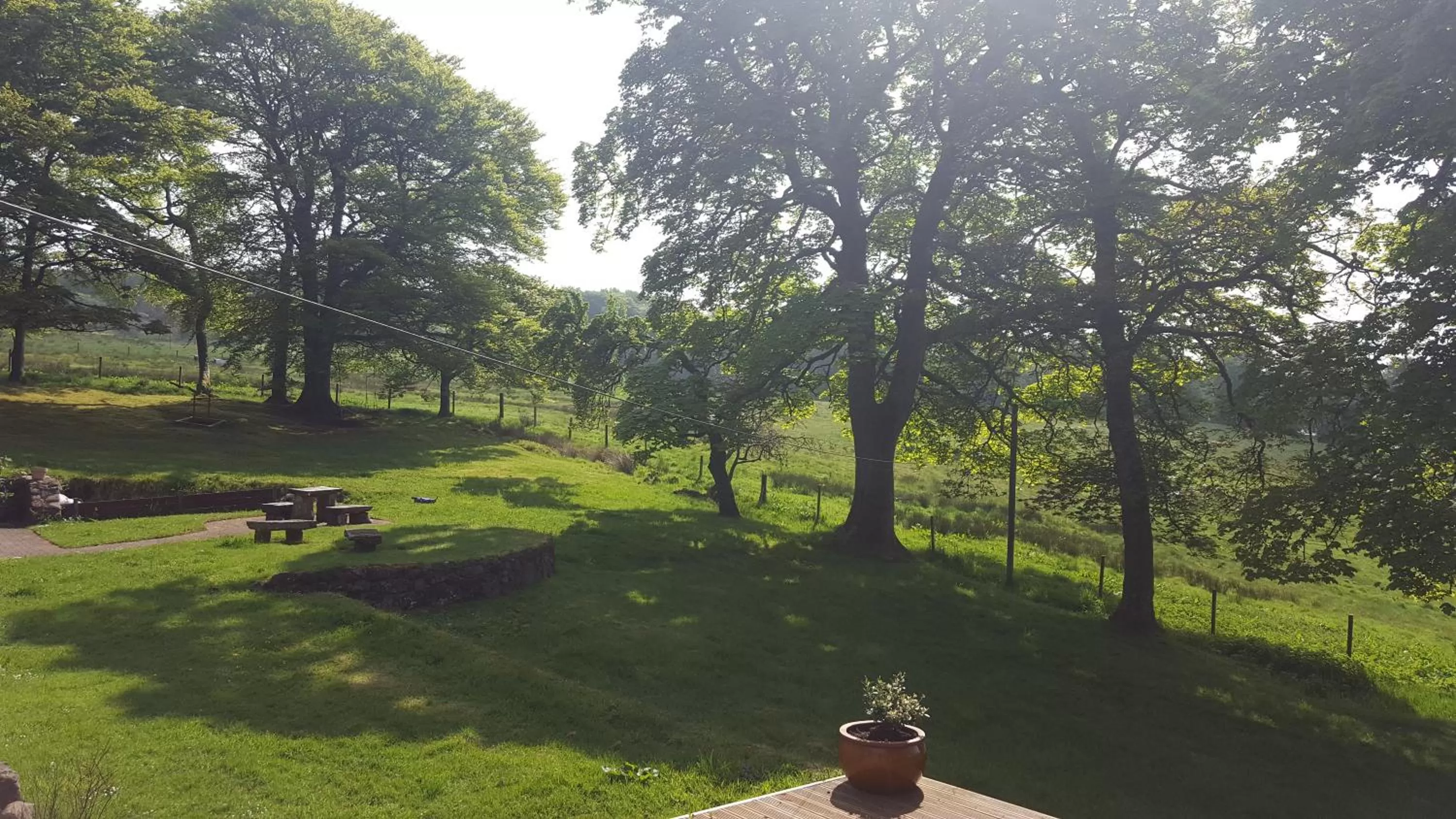 Garden in B&B Drum Farm