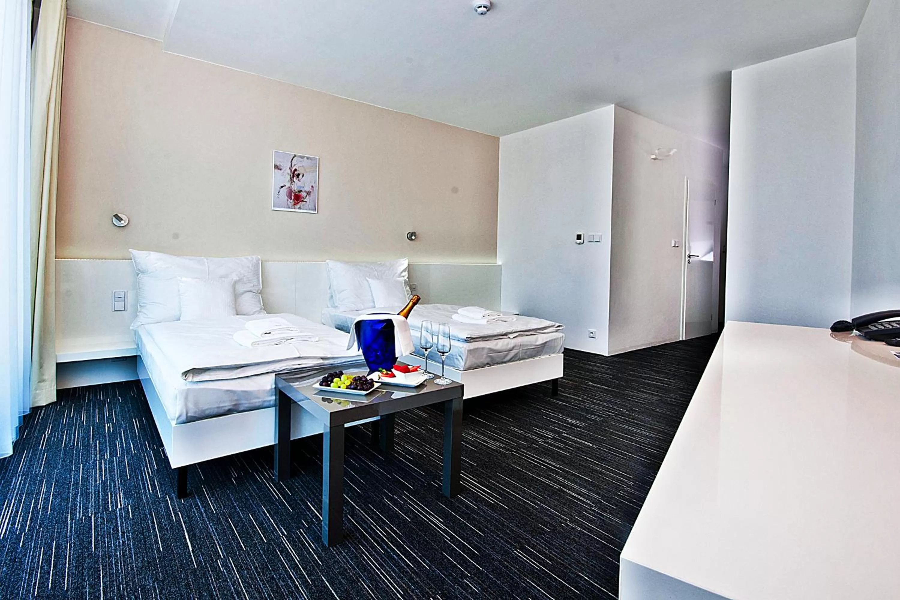 Photo of the whole room, Bed in Fabrika Hotel