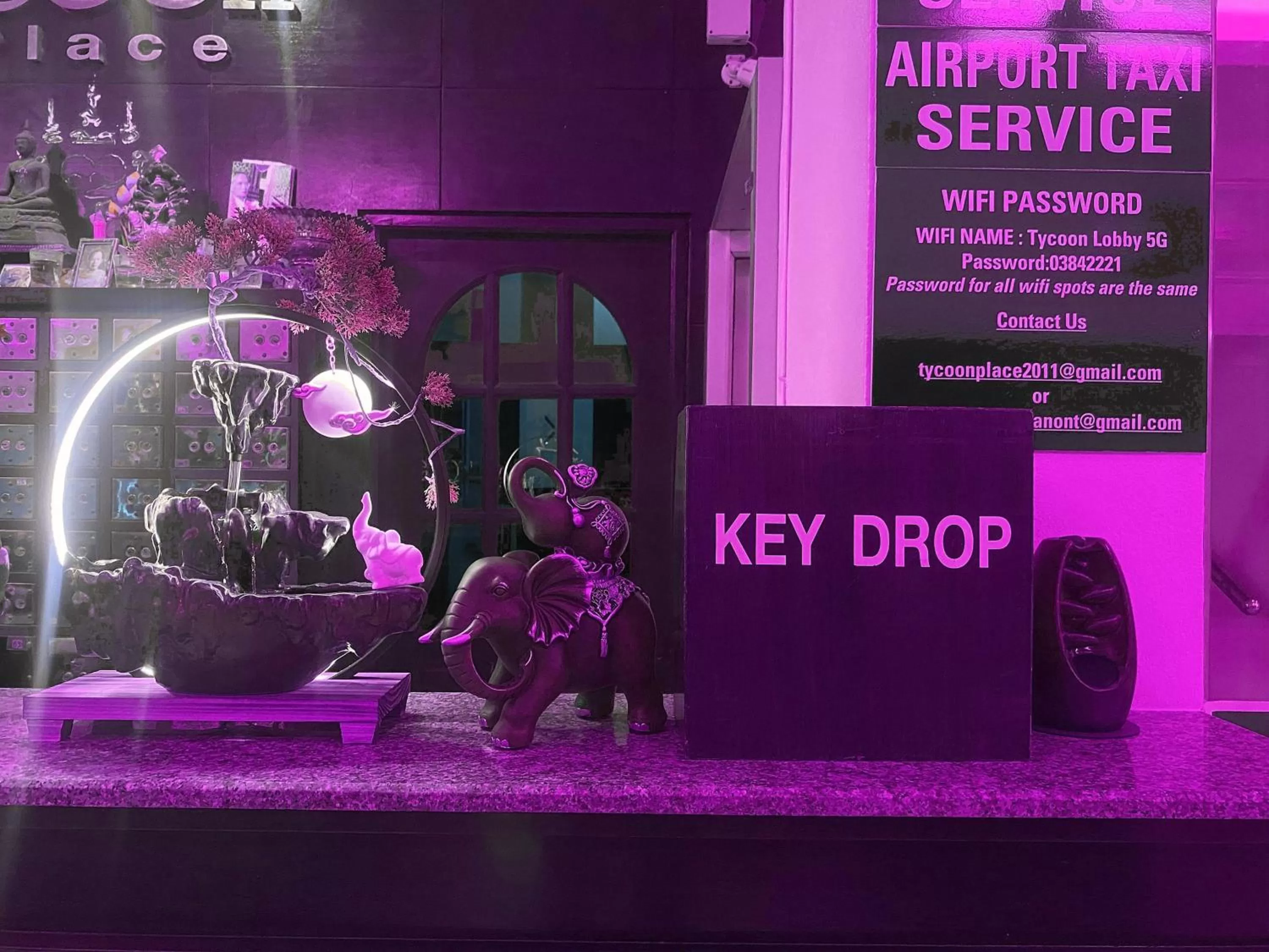 Lobby or reception in Tycoon place garden