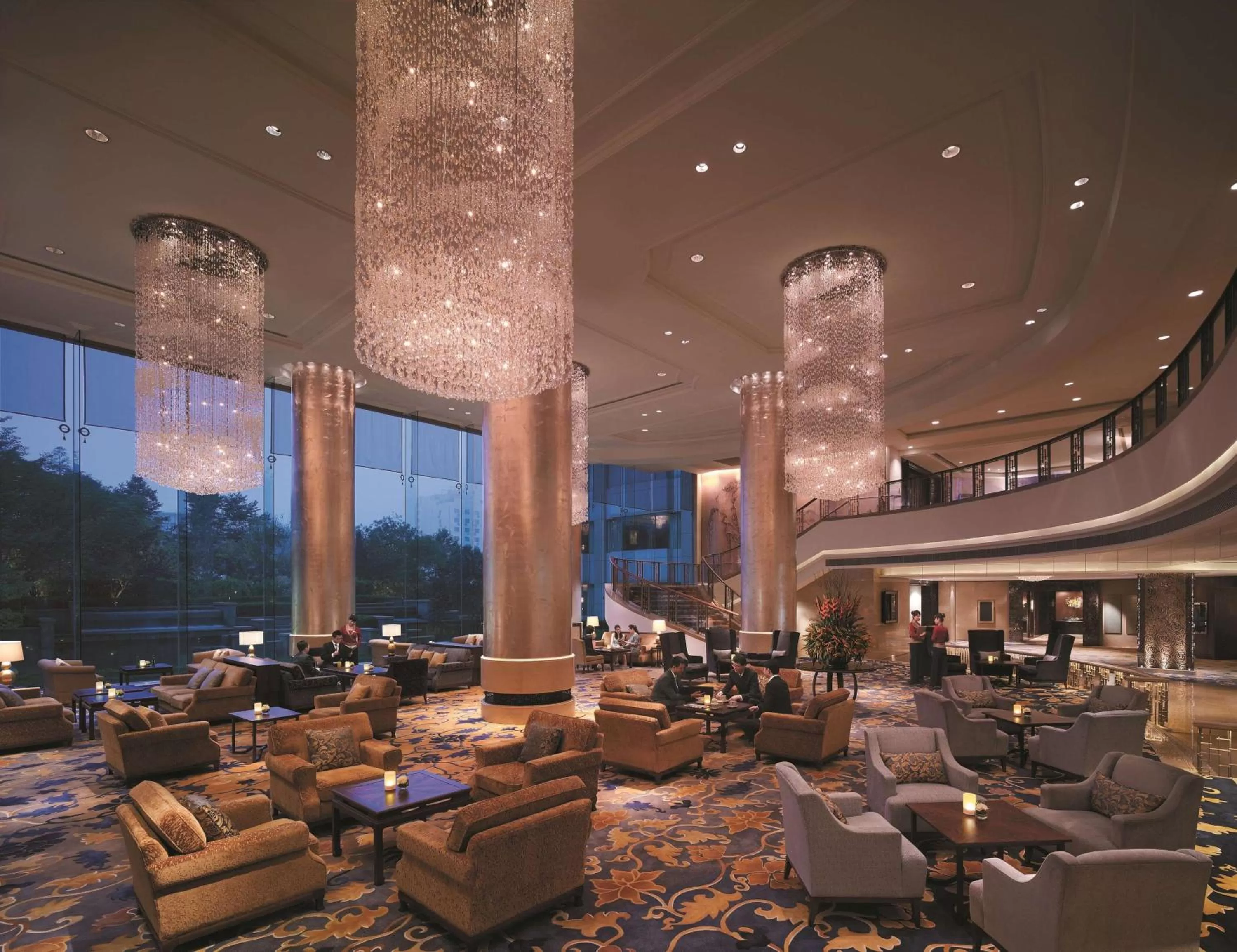Lounge or bar in Shangri-La Qingdao - May Fourth Square