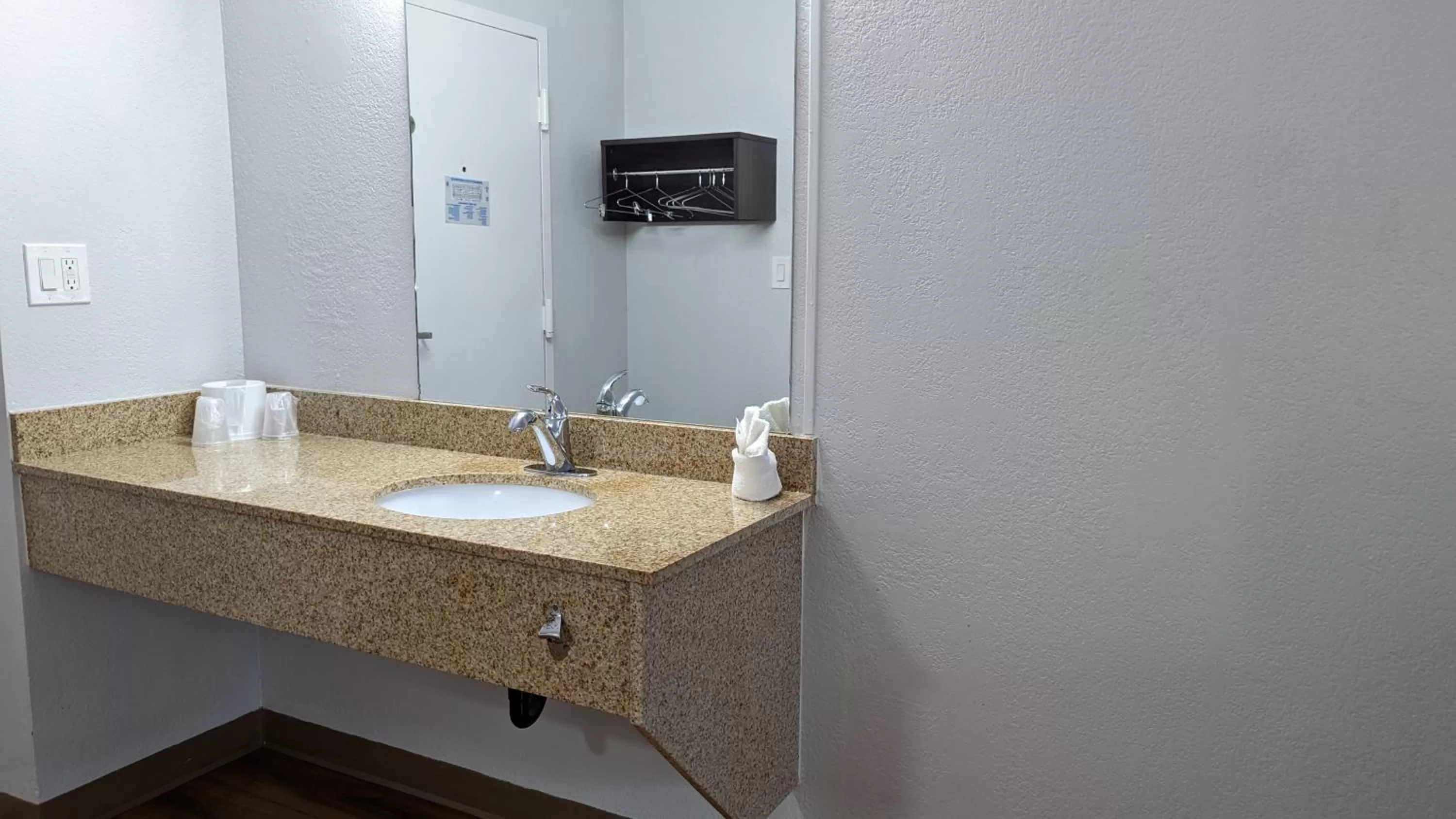 Bathroom in Motel 6-Leominster, MA