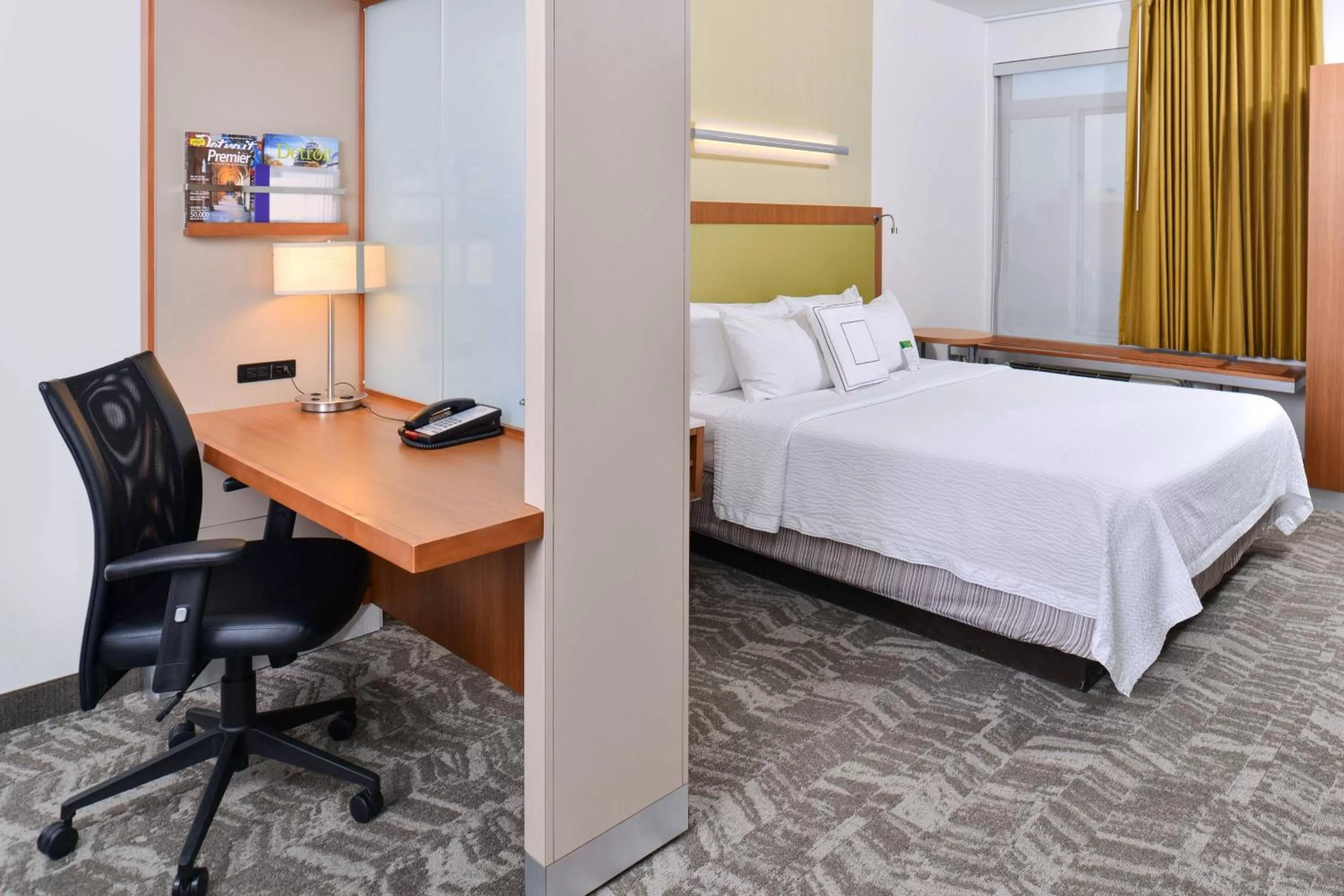Photo of the whole room, Bed in Springhill Suites by Marriott Detroit Metro Airport Romulus
