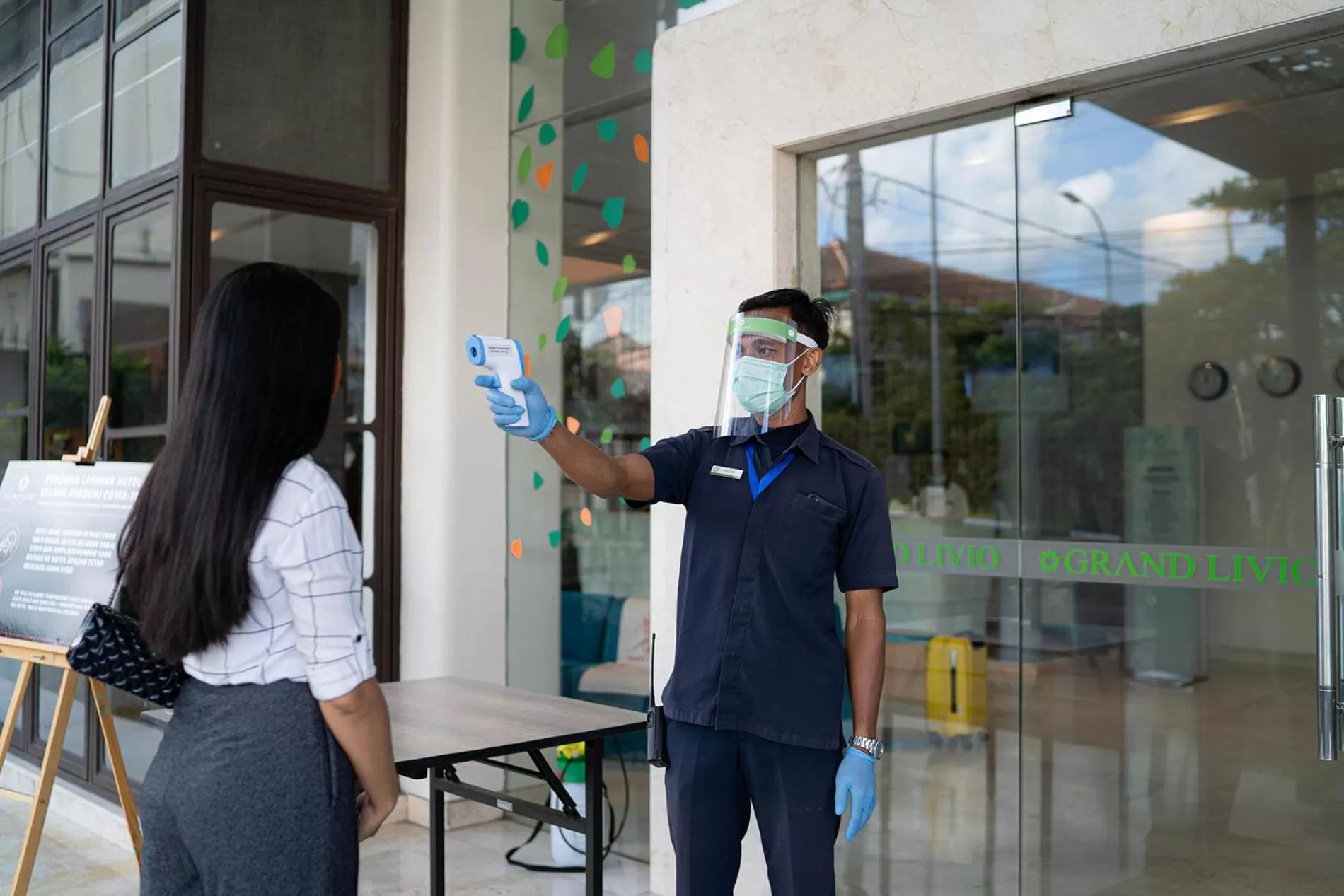 Staff in Grand Livio Kuta Hotel