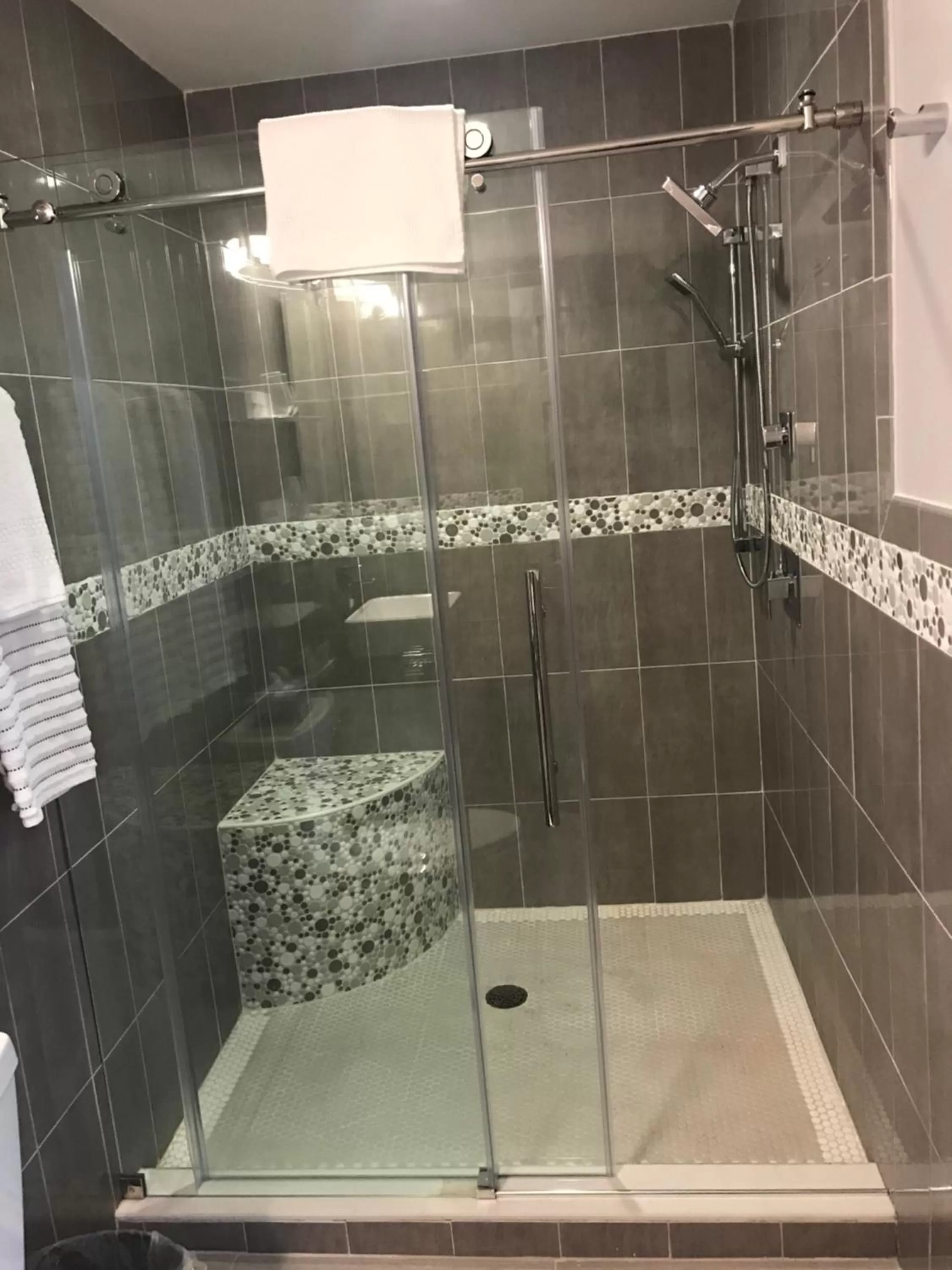 Shower in Elaine's Cape May Boutique Hotel