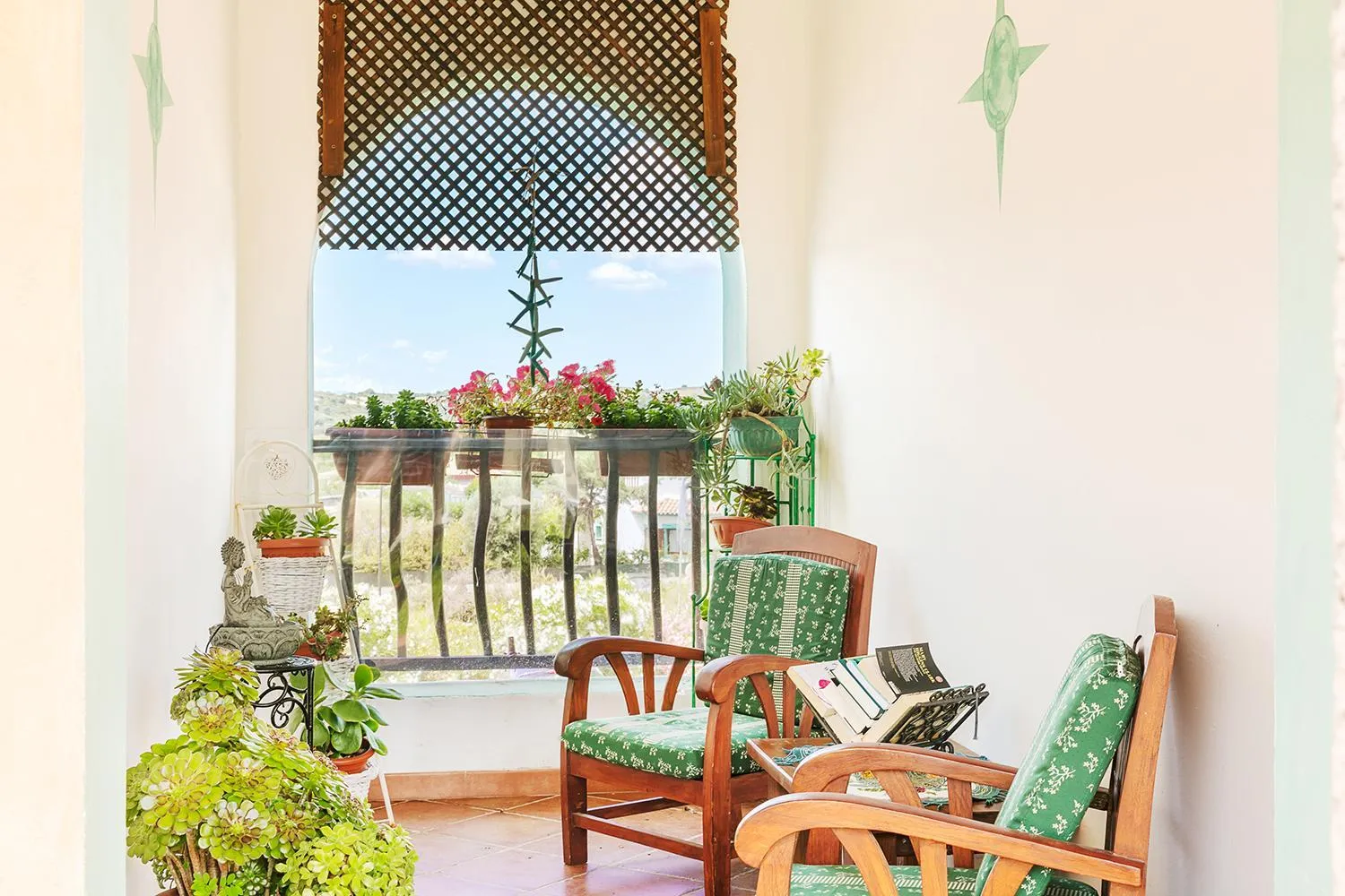 Seating area in Hotel Stefania Boutique Hotel by the Beach