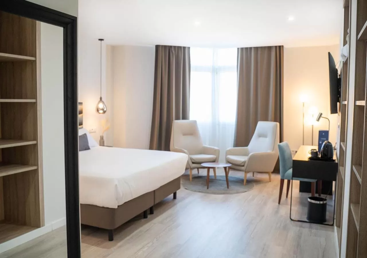 Bed in Hotel Pasarela