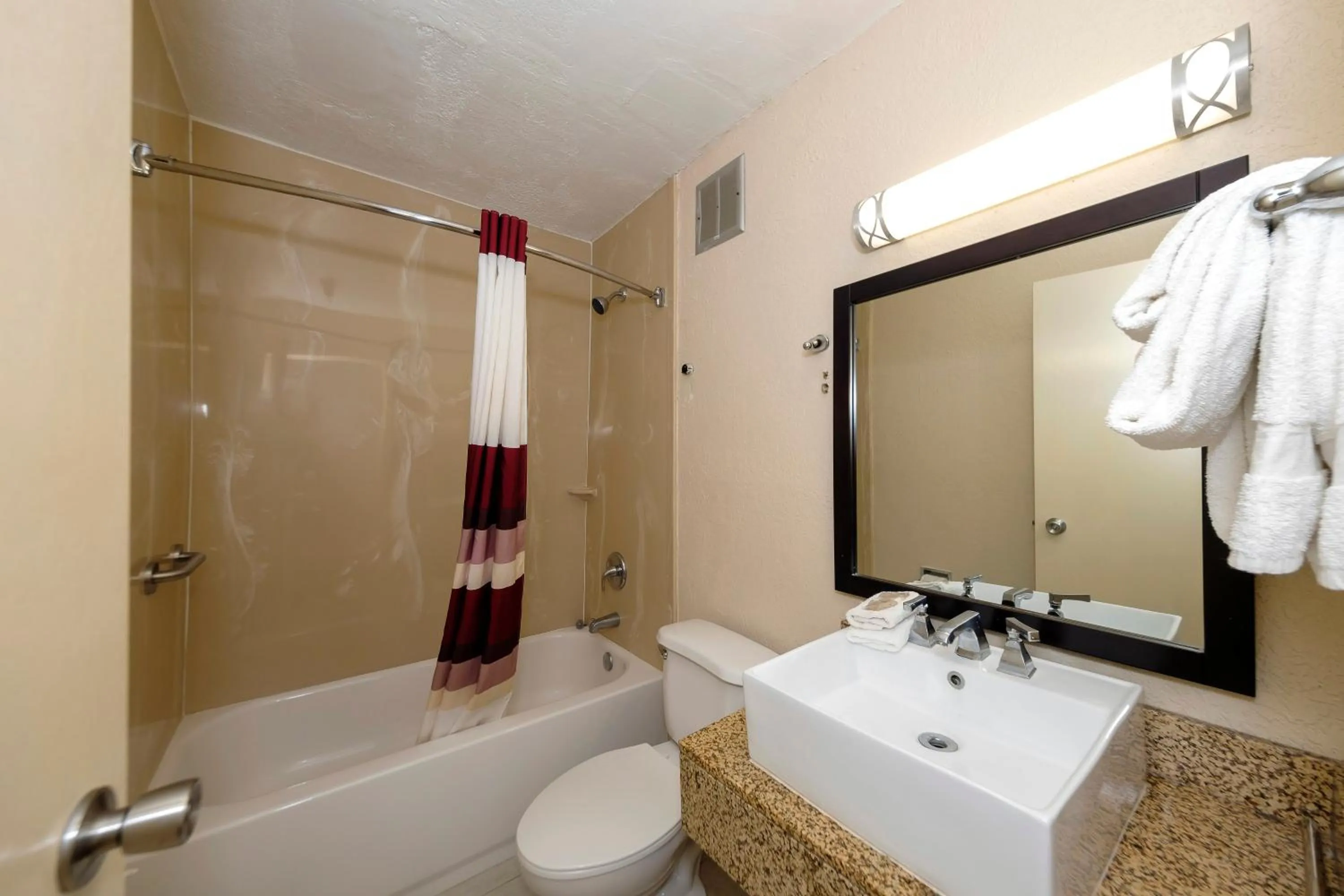 Bathroom in Red Roof Inn Jacksonville - Cruise Port