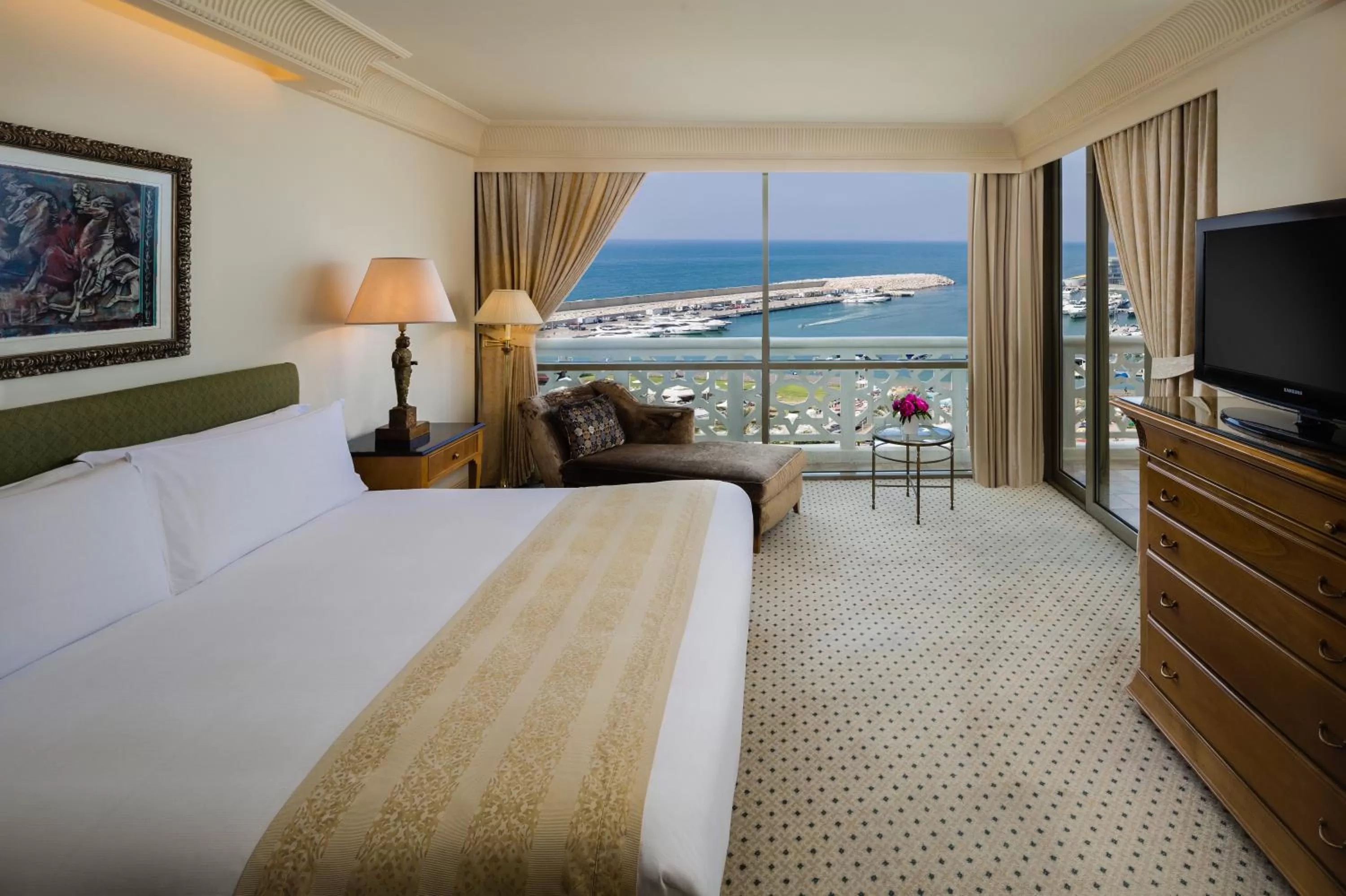 Bedroom, Bed in InterContinental Phoenicia Beirut by IHG