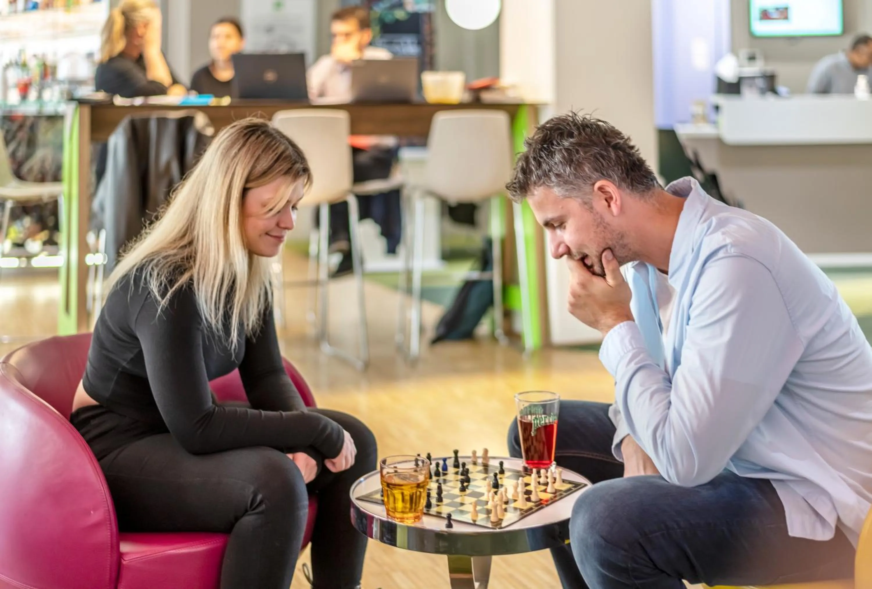 People in ibis Styles Strasbourg Stade de la Meinau