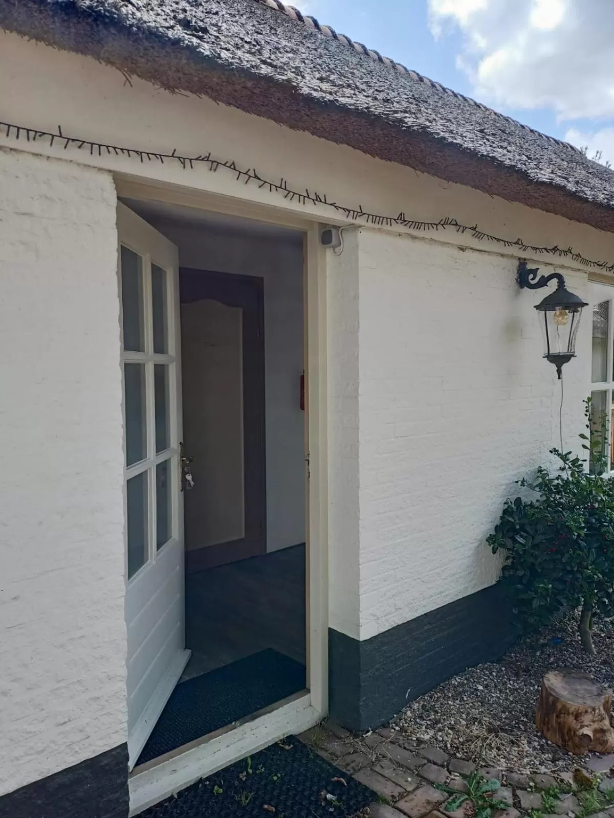 Facade/entrance in Bij de Vlaamse Schuur