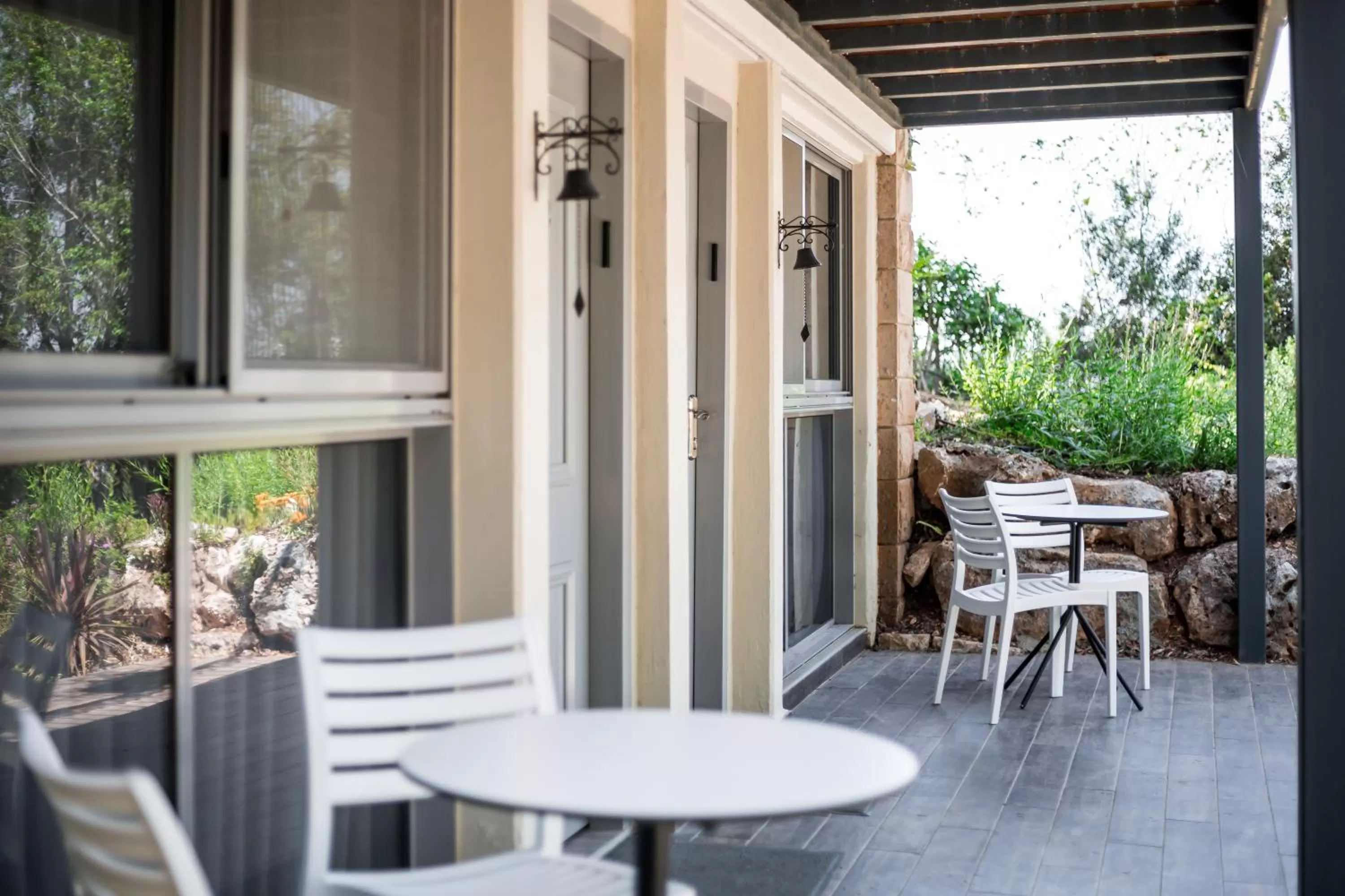 Garden view in Hacienda Forest View Hotel