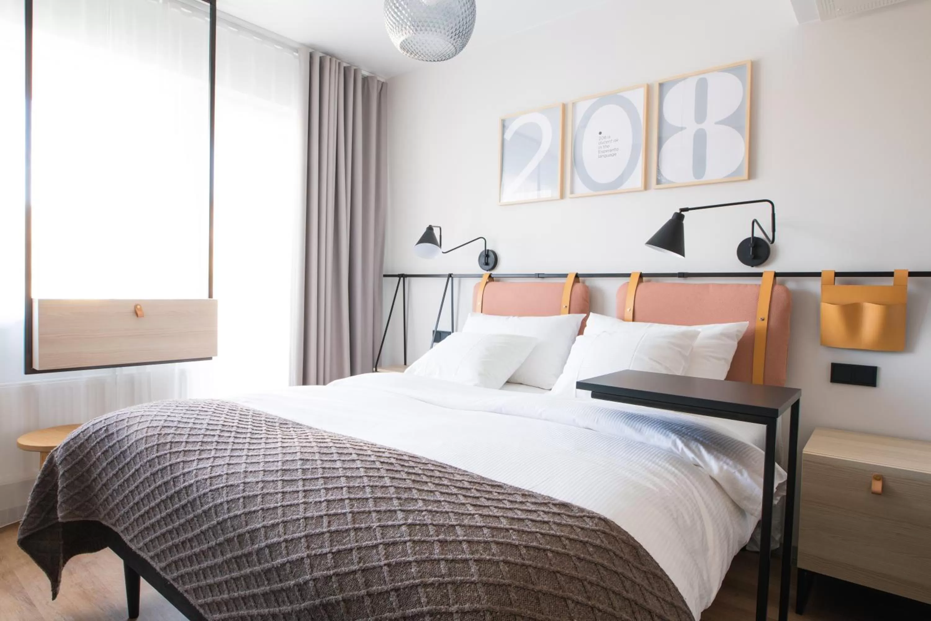 Bed in Oru Hub Hotel Tallinn - Handwritten Collection