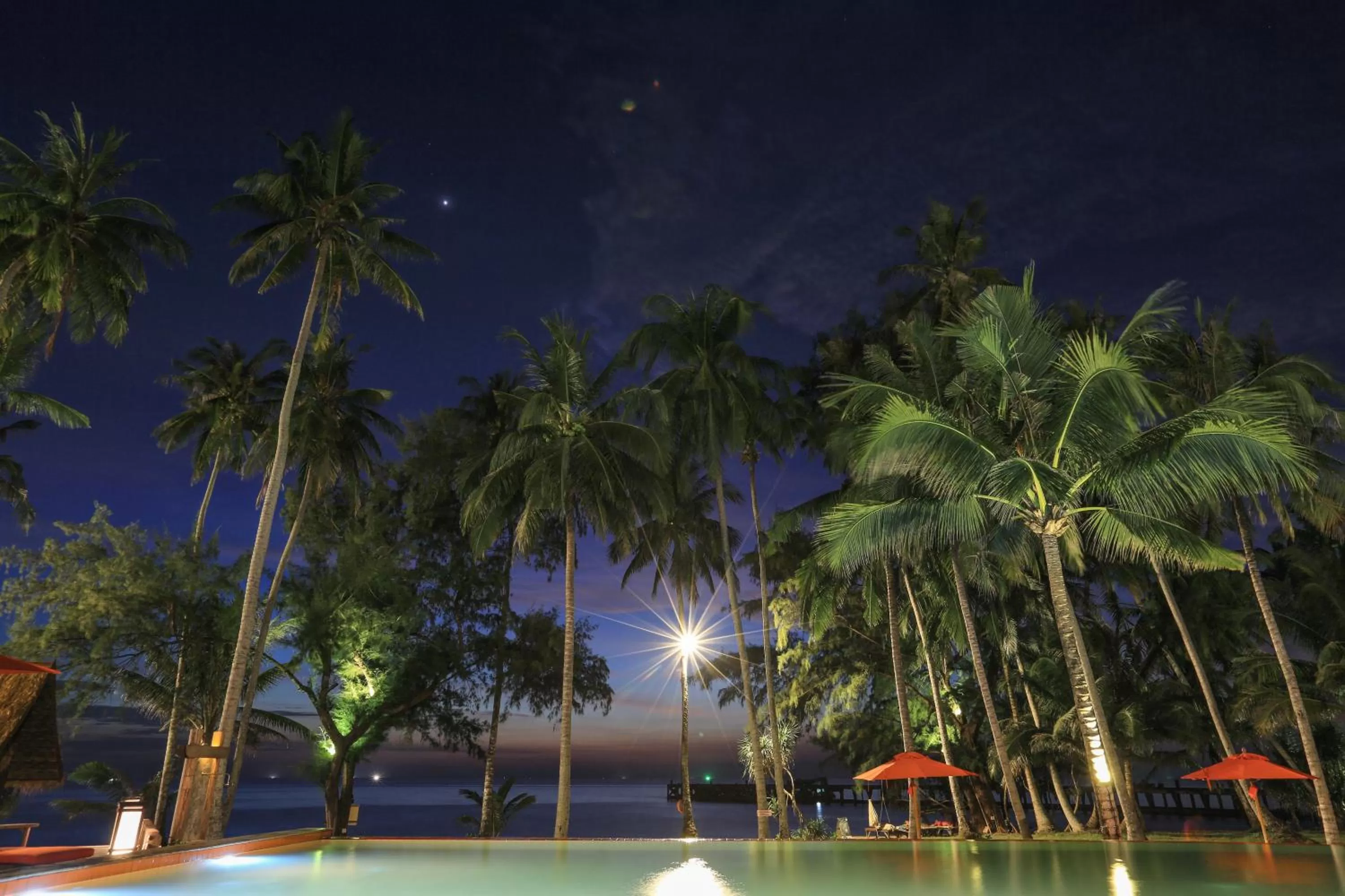 Night in Koh Kood Paradise Beach