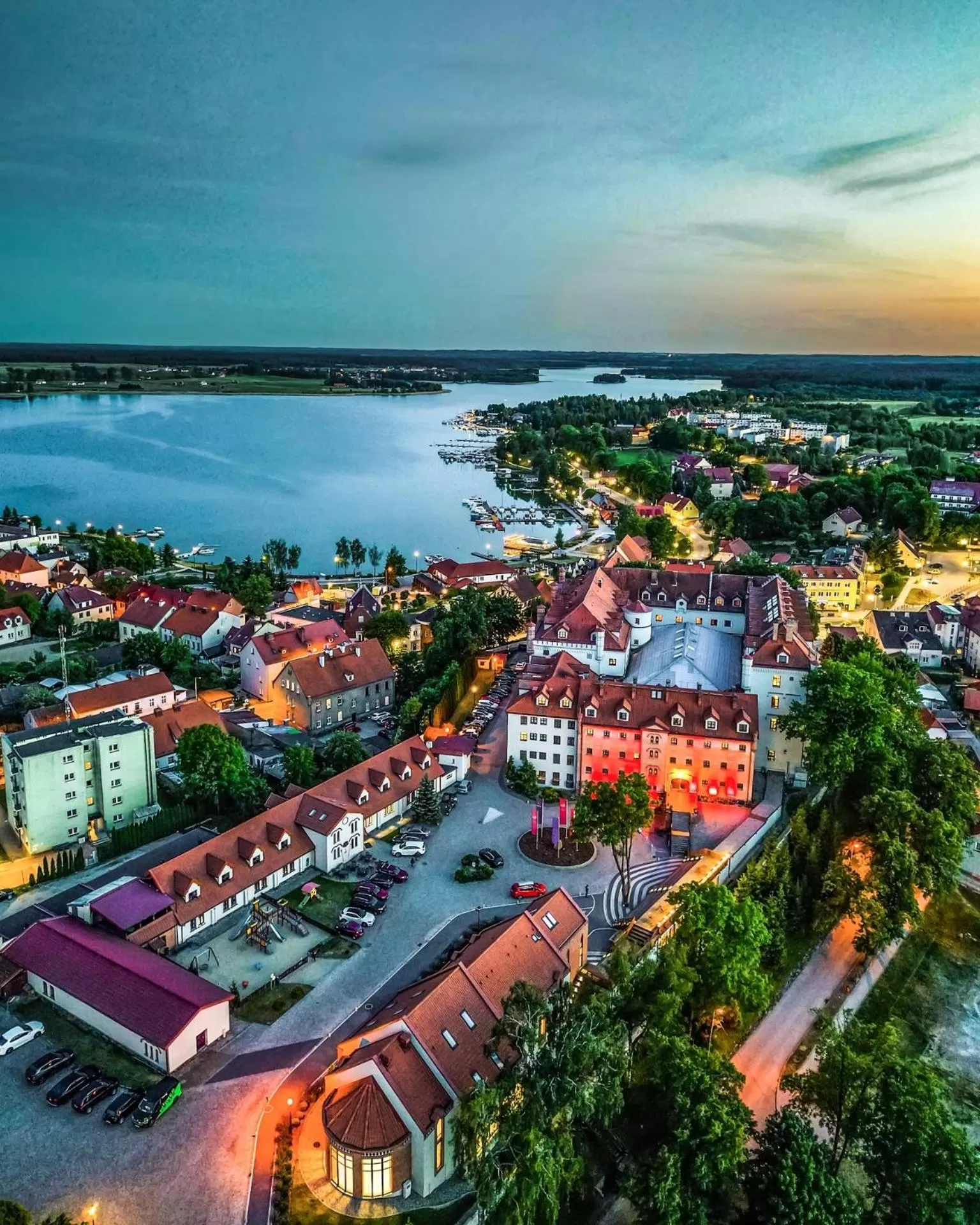 Bird's eye view in Hotel Zamek Ryn