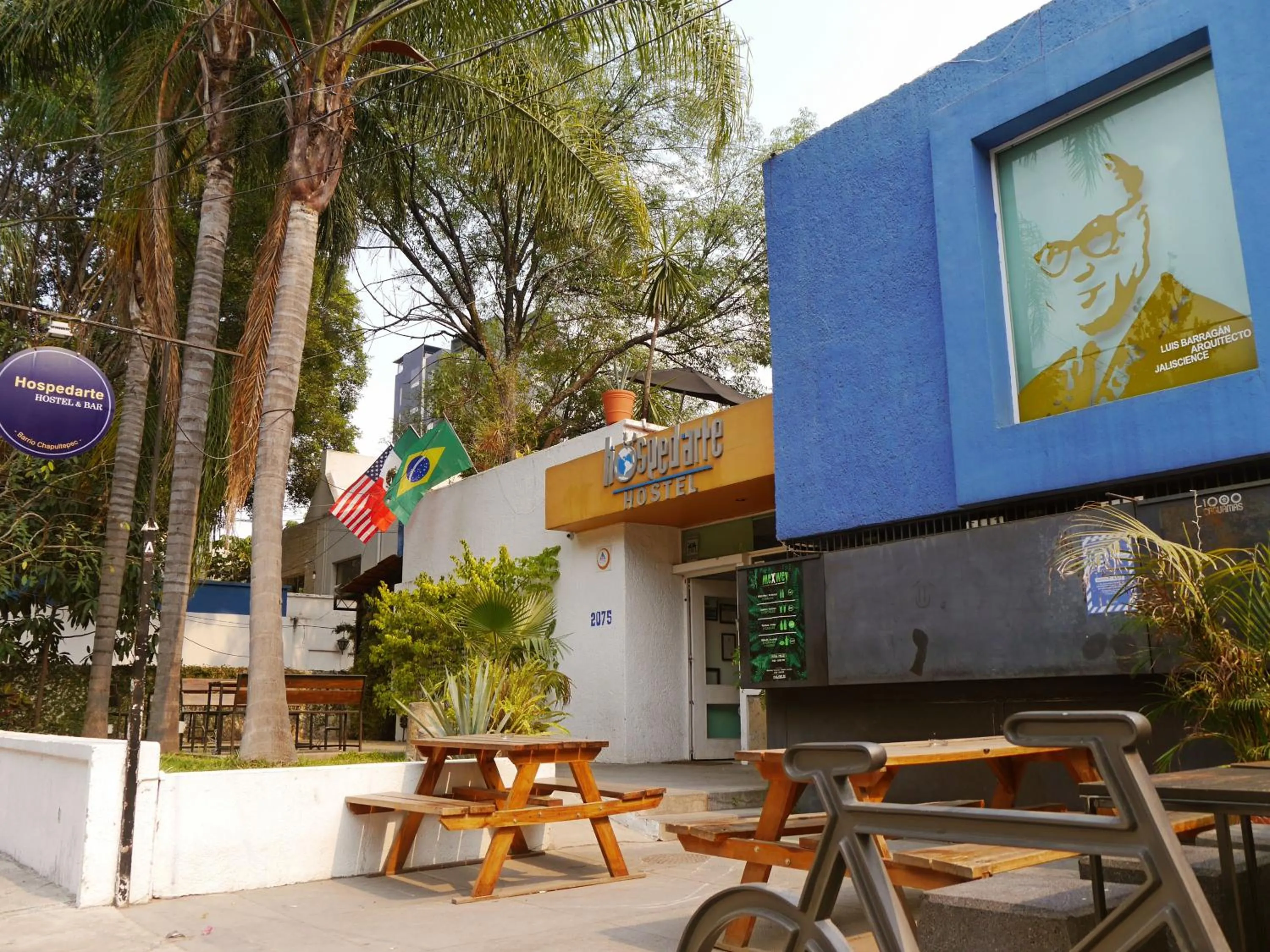 Property building in Hostel Hospedarte Chapultepec