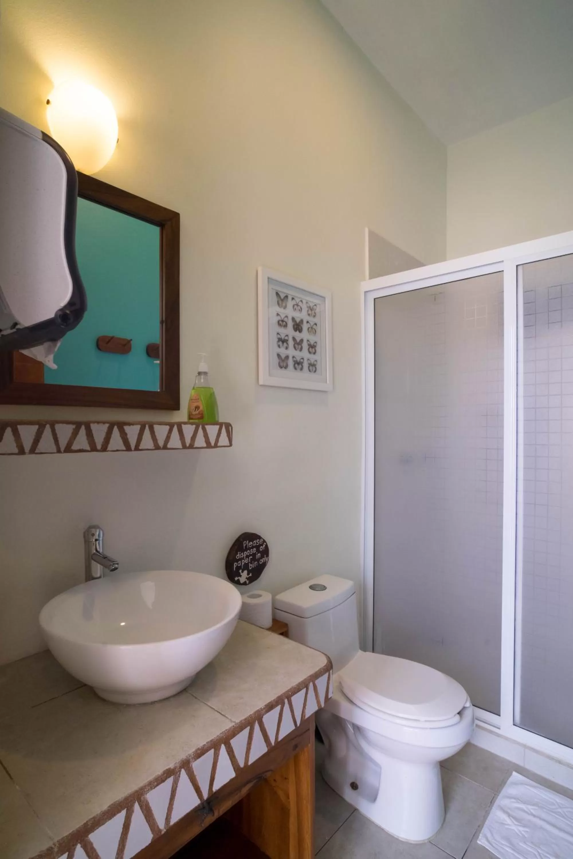 Bathroom in La Palmita Budget Boutique Hotel