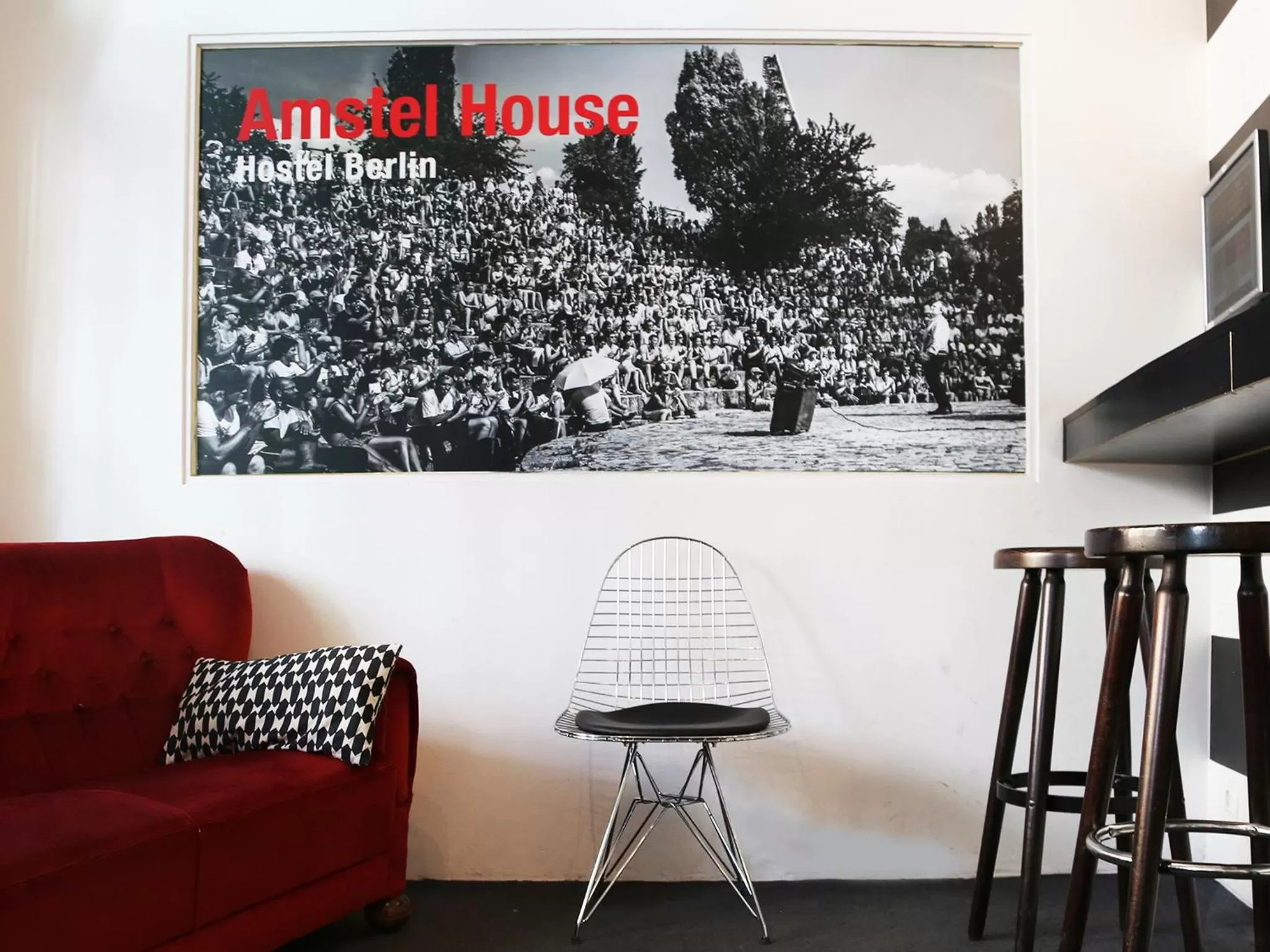 Lobby or reception in Amstel House Hostel