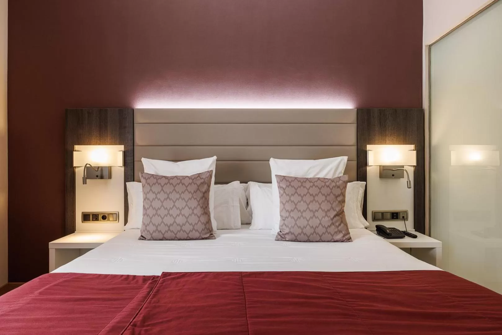 Bed in Hotel Ronda Lesseps