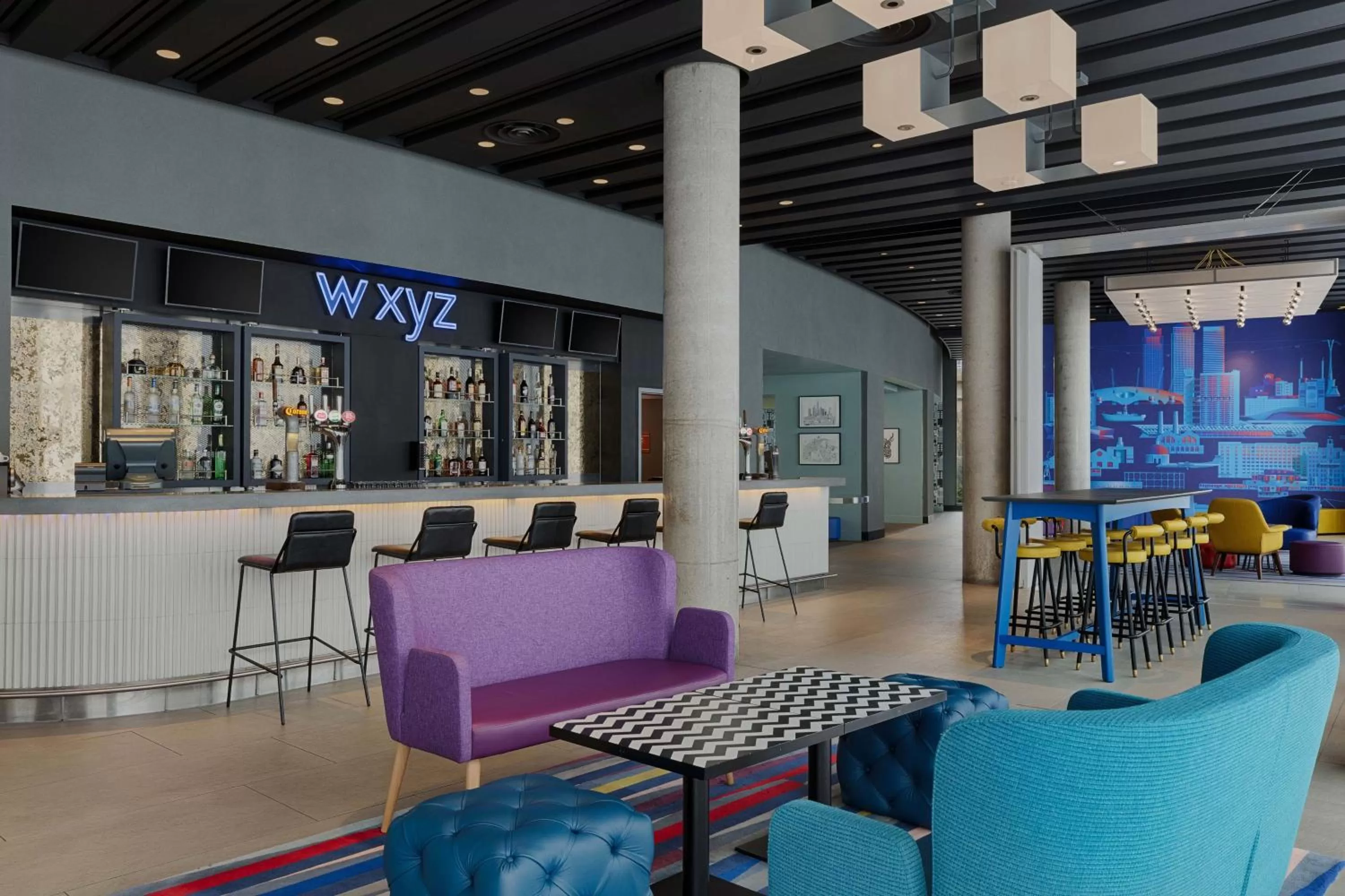 Lounge or bar in Aloft London Excel