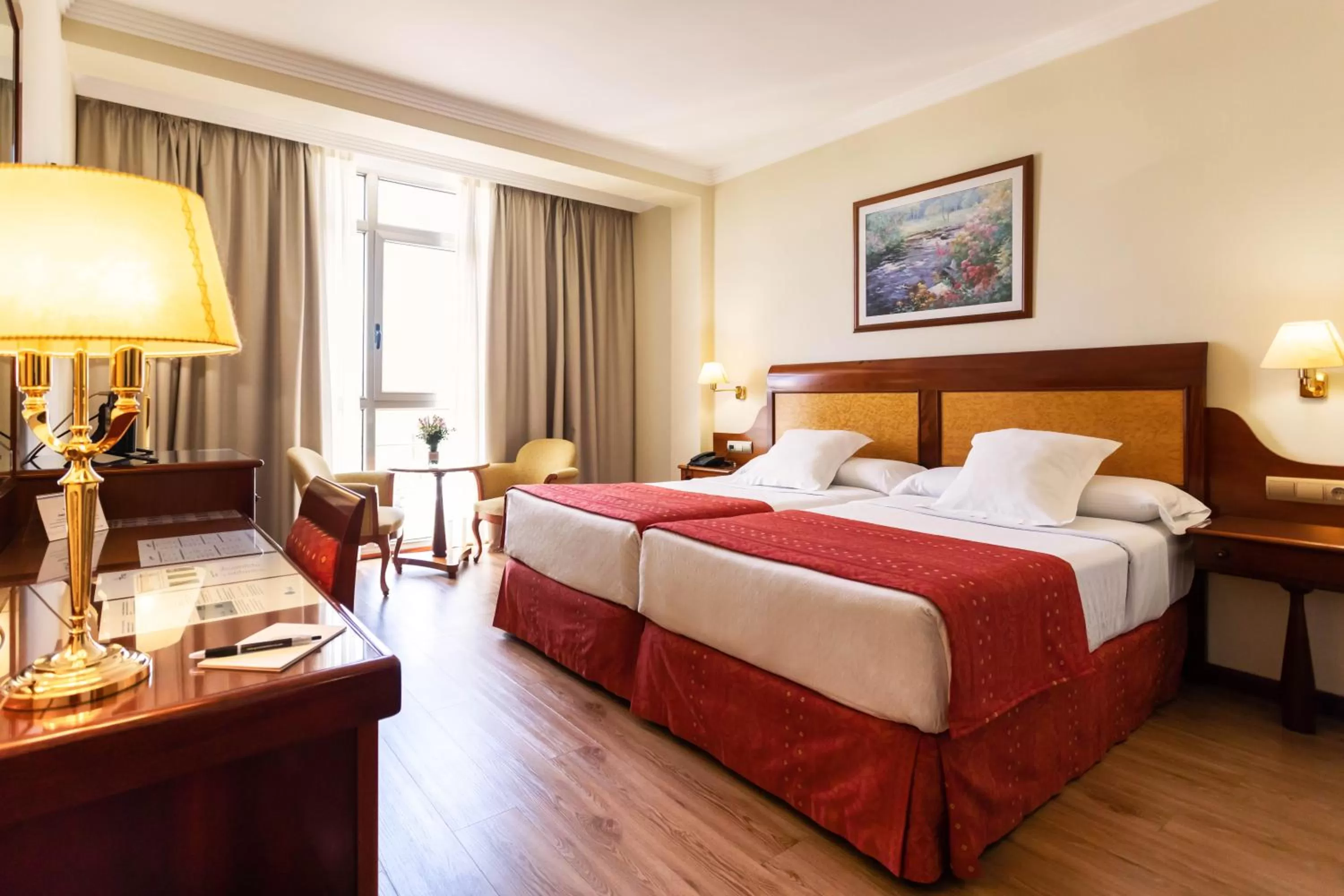 Bed in Gran Hotel de Ferrol