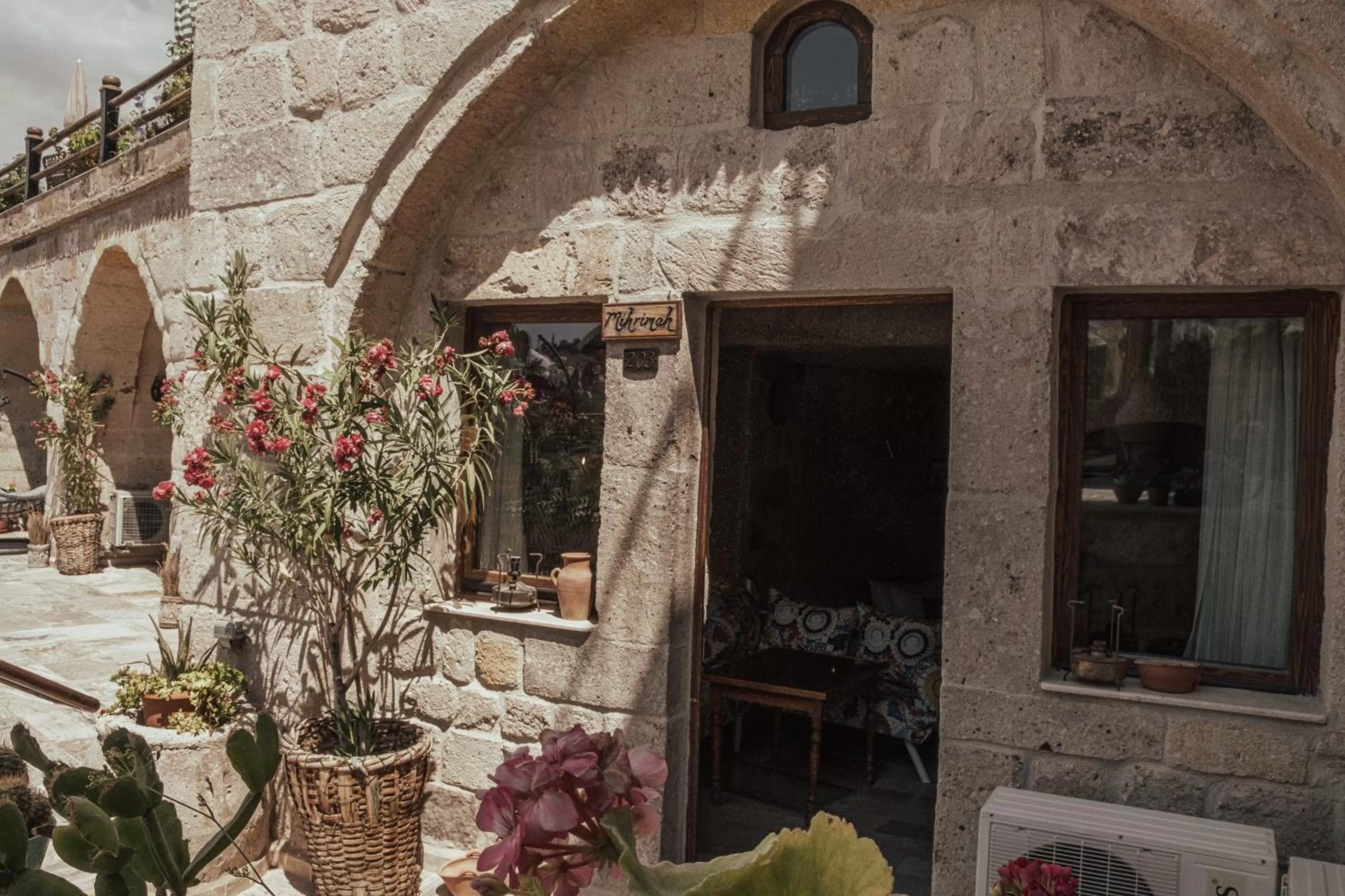 Facade/entrance in Şah Saray Cave Suites Halal Hotel