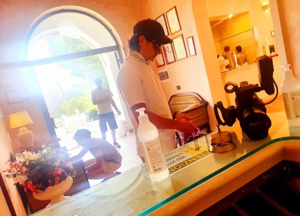 Lobby or reception in Grikò Country Hotel