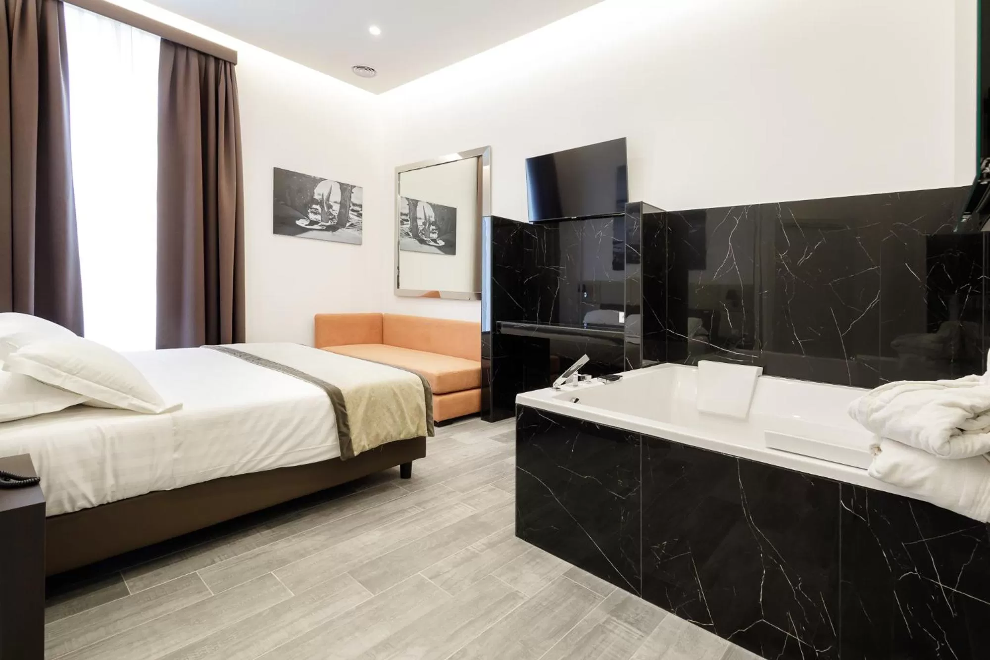 Bed in Hotel Palazzo Argenta