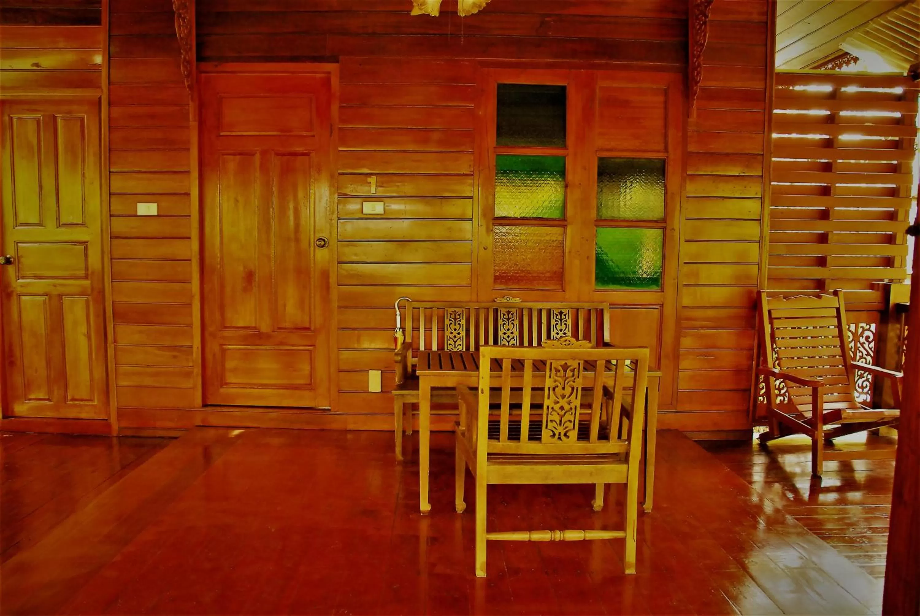 Balcony/Terrace in Cozy Garden Resort