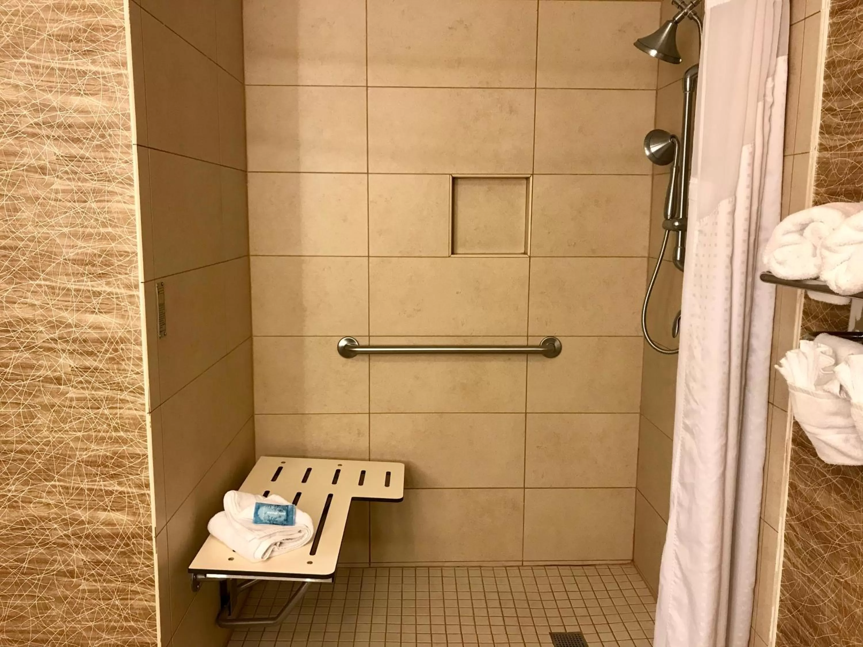 Shower in Holiday Inn Express & Suites Pasadena - Los Angeles by IHG