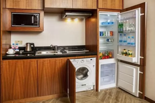 Kitchen or kitchenette in Century Hotel Doha