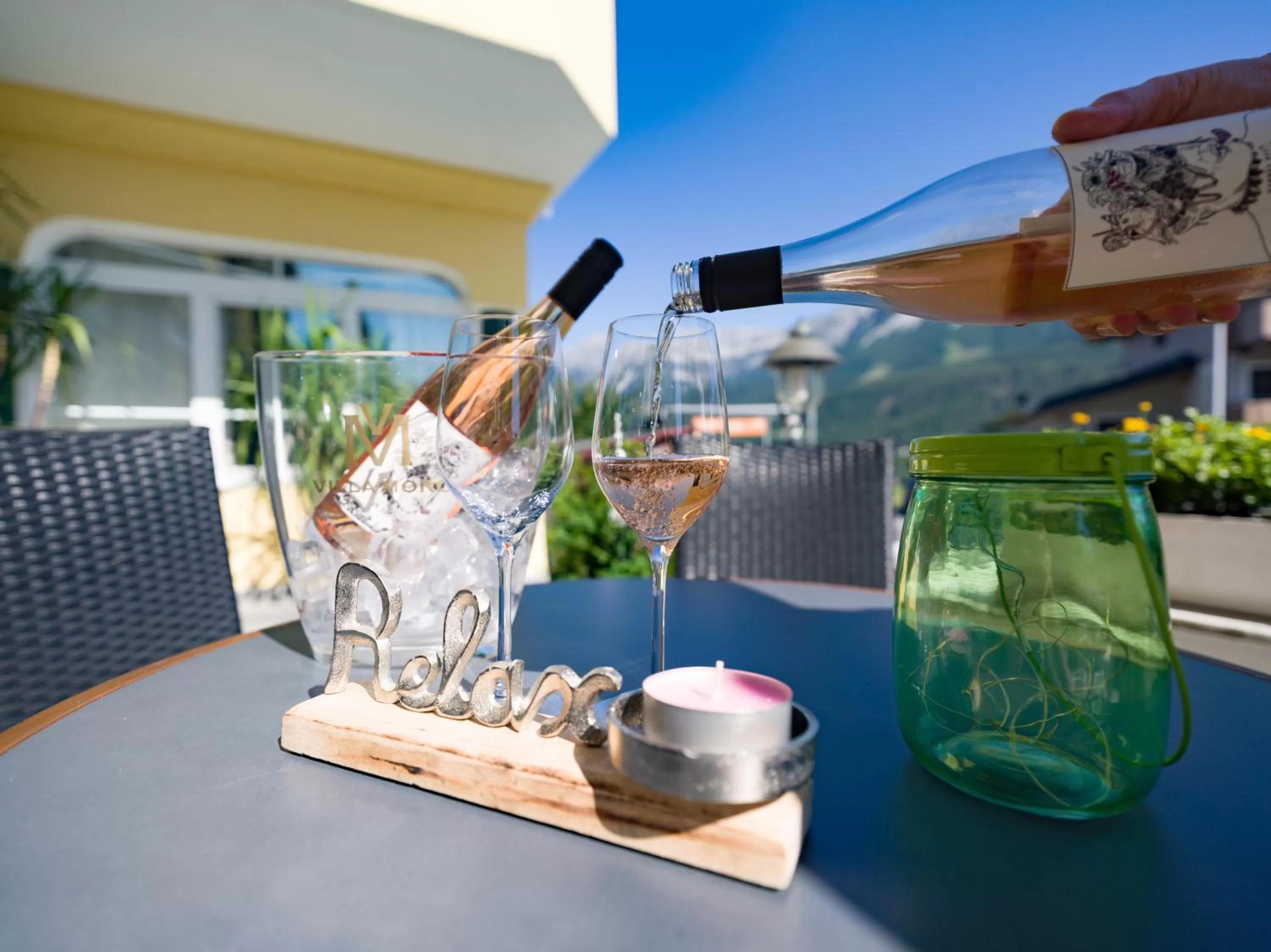 Balcony/Terrace in Apparthotel Tom Sojer