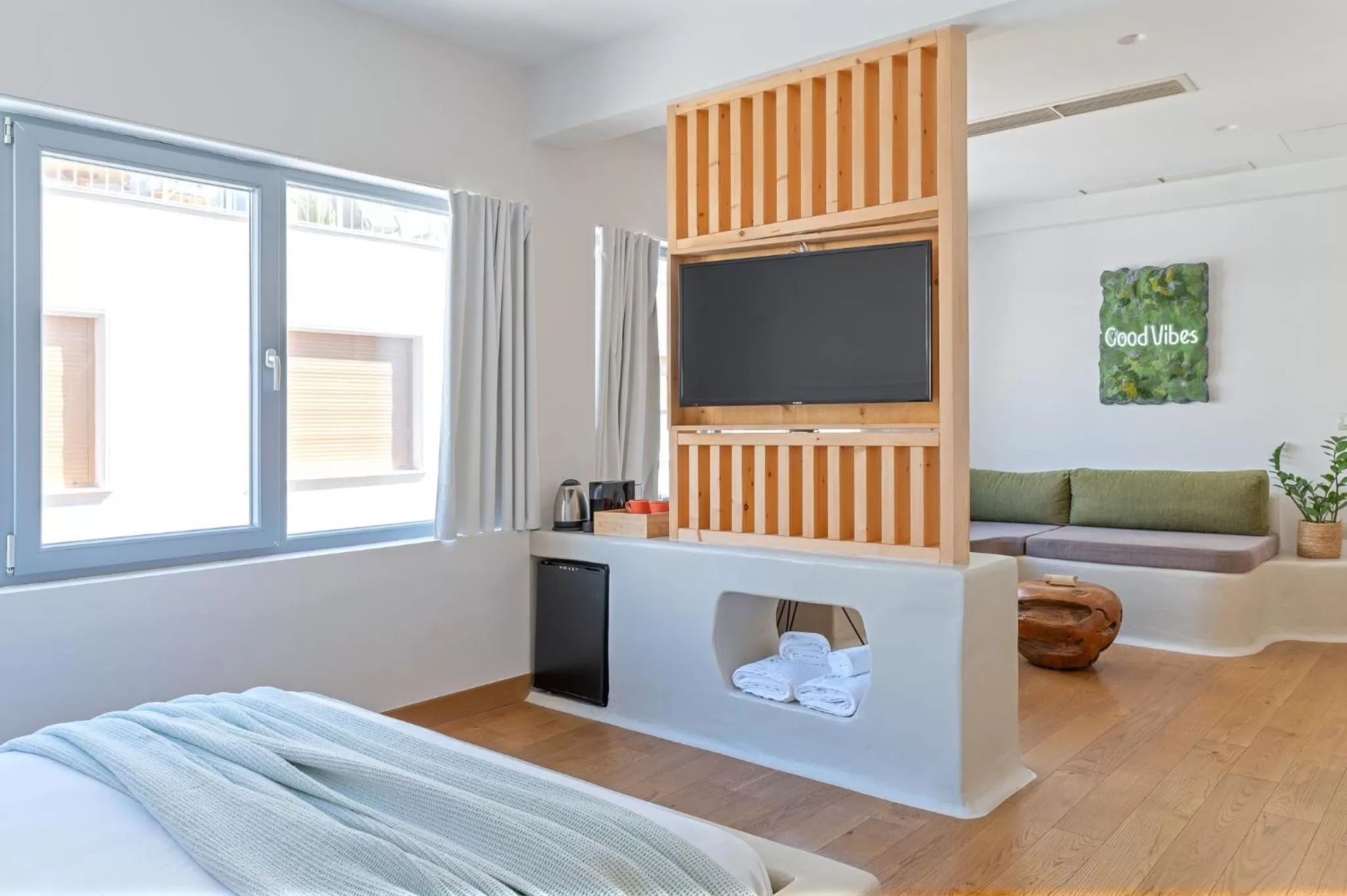 Bed in LOFUS Bio-Suites