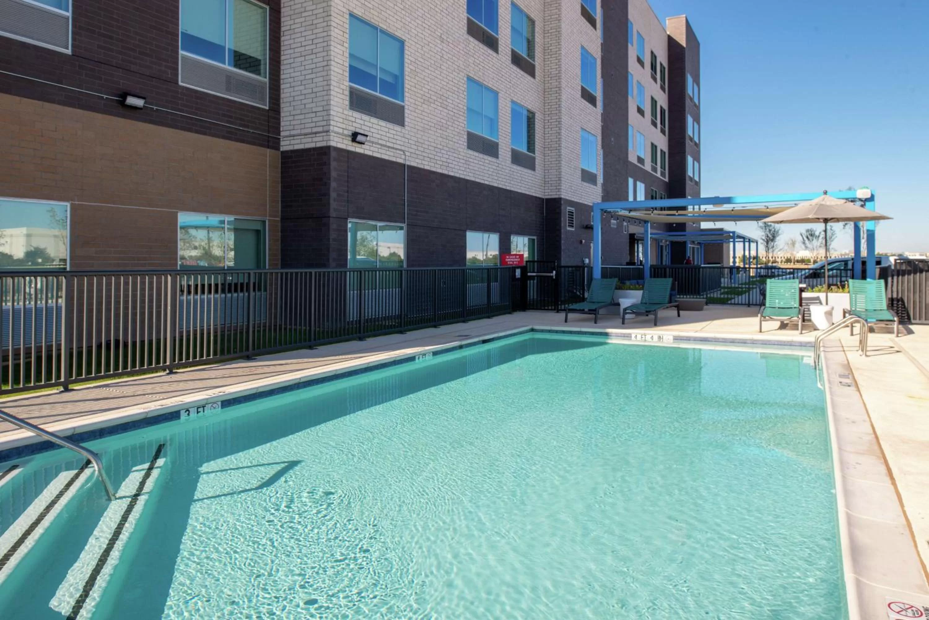 Pool view in Tru By Hilton Coppell DFW Airport North