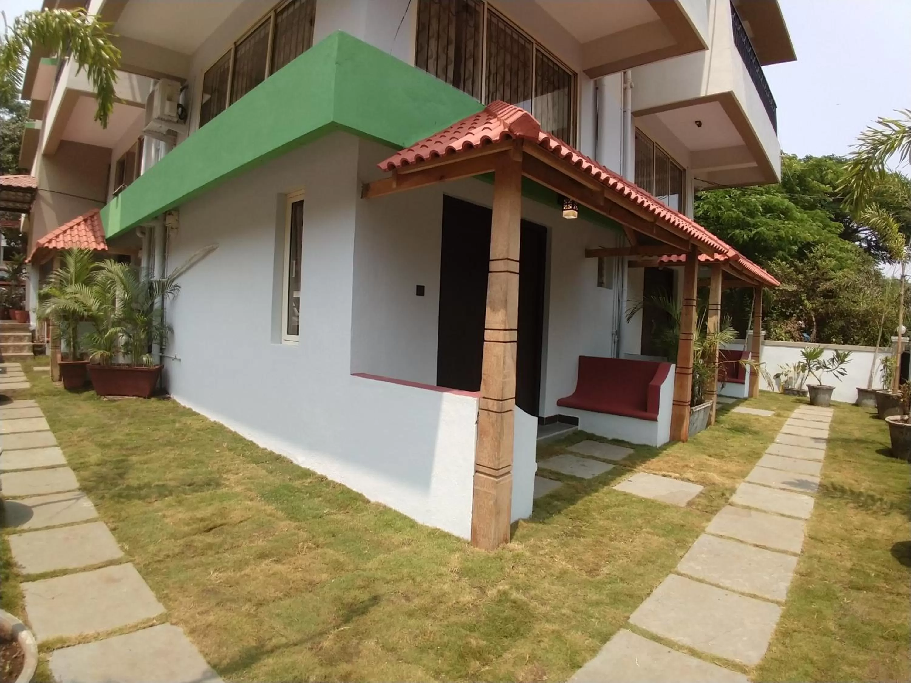 Facade/entrance in Kay's Riverview Resort - Near Baga Beach