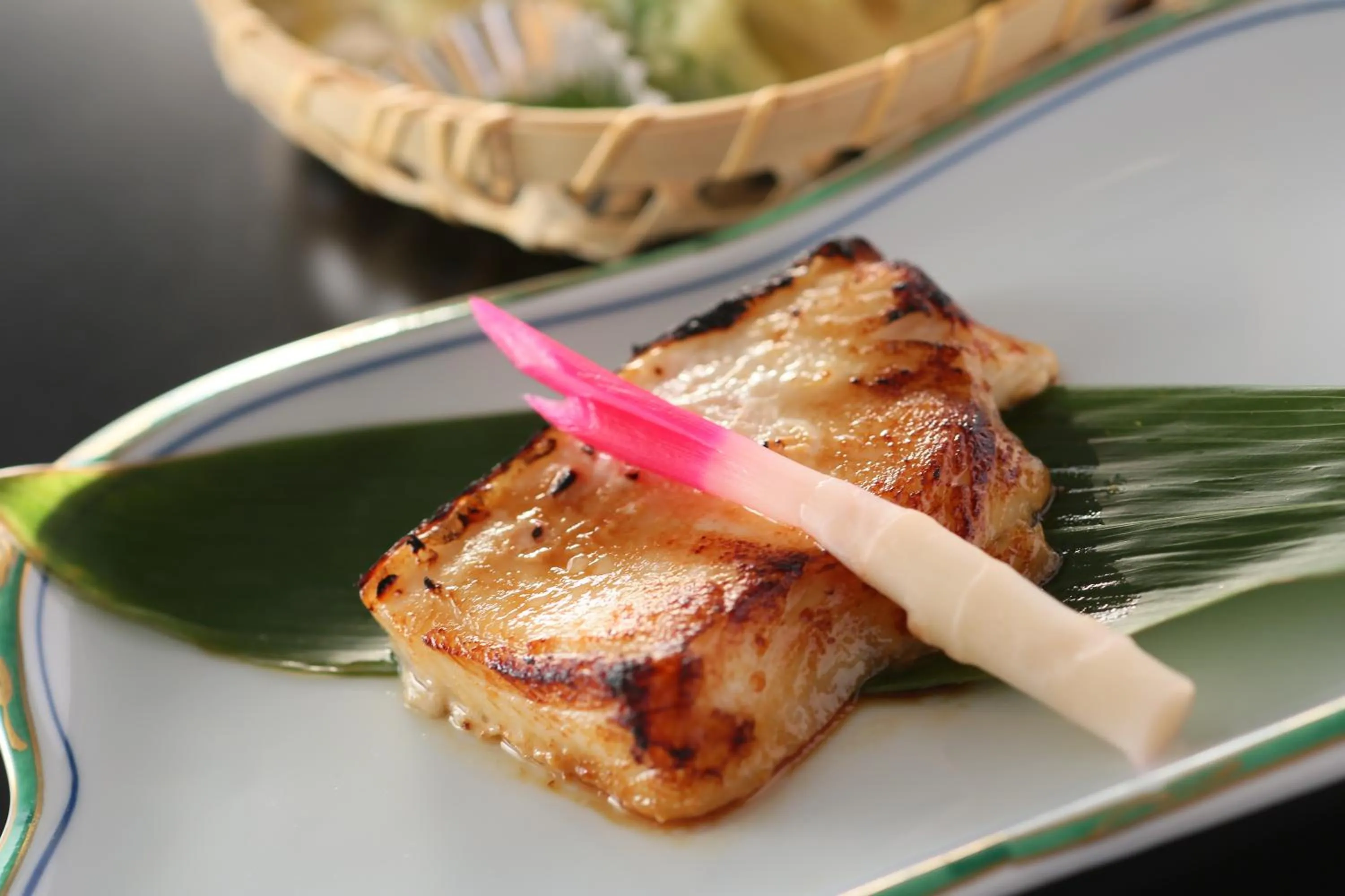 Food close-up in Shiga Lake Hotel