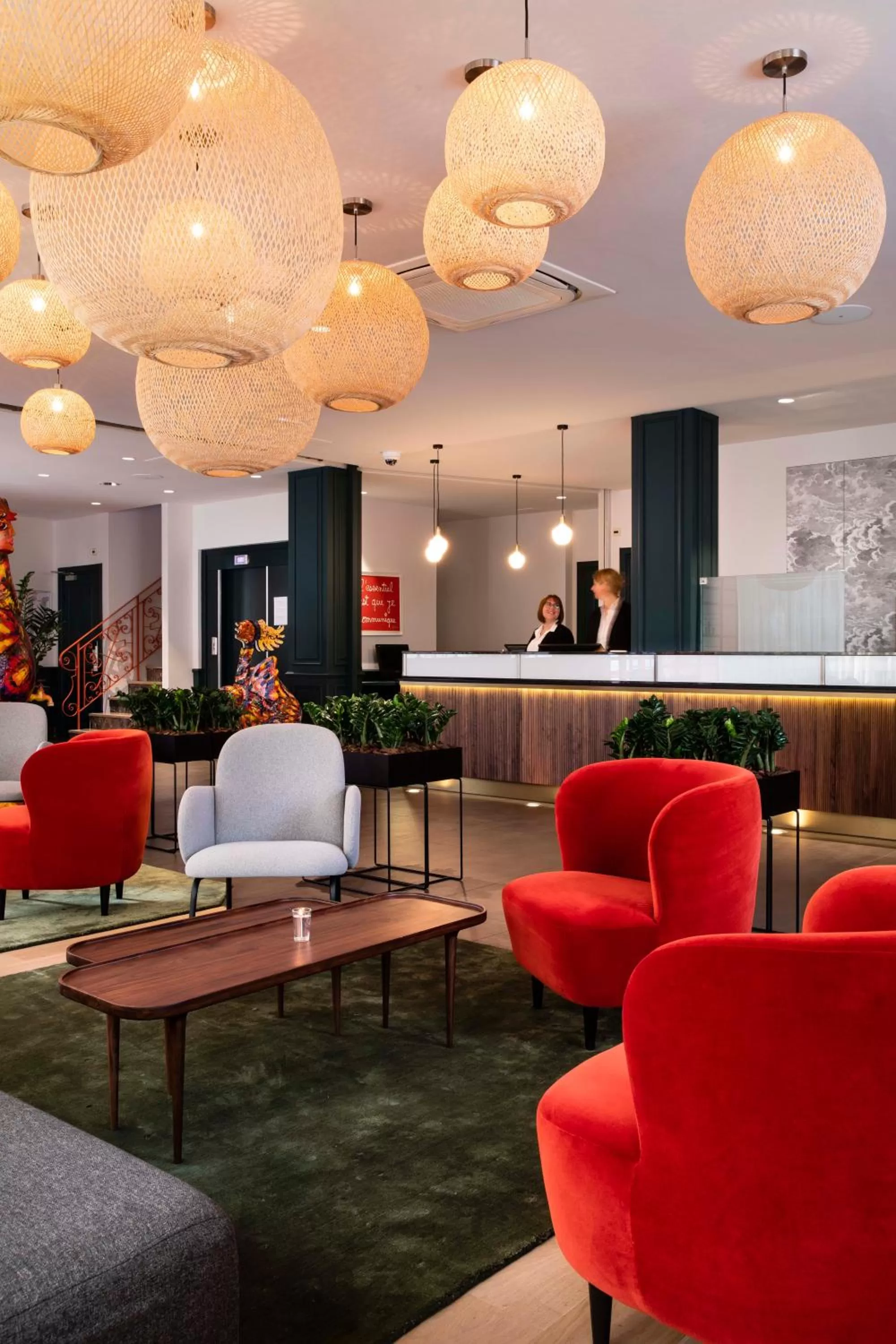 Living room in Hotel Le Colombier