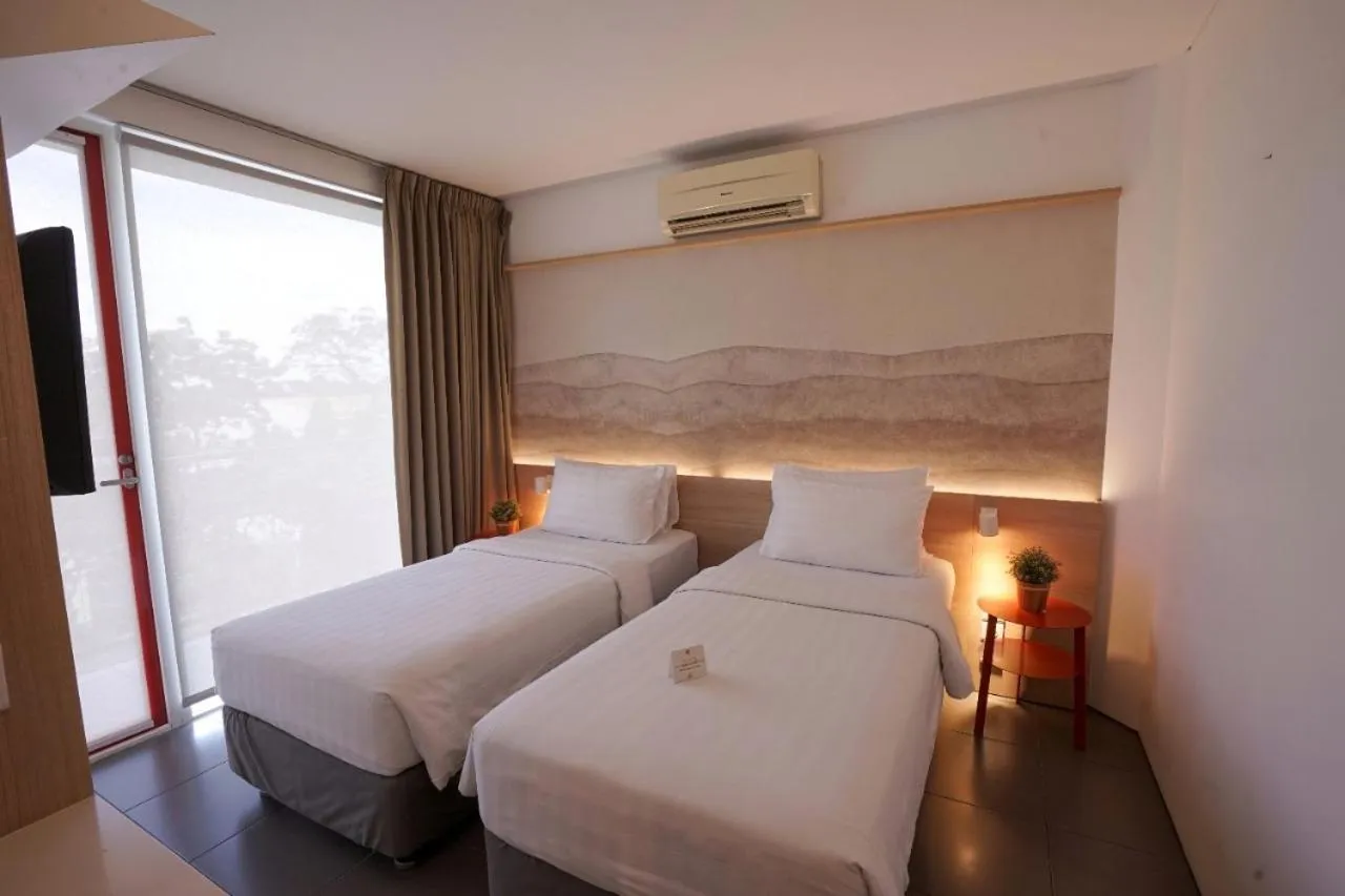 Bed in Malaka Hotel Bandung