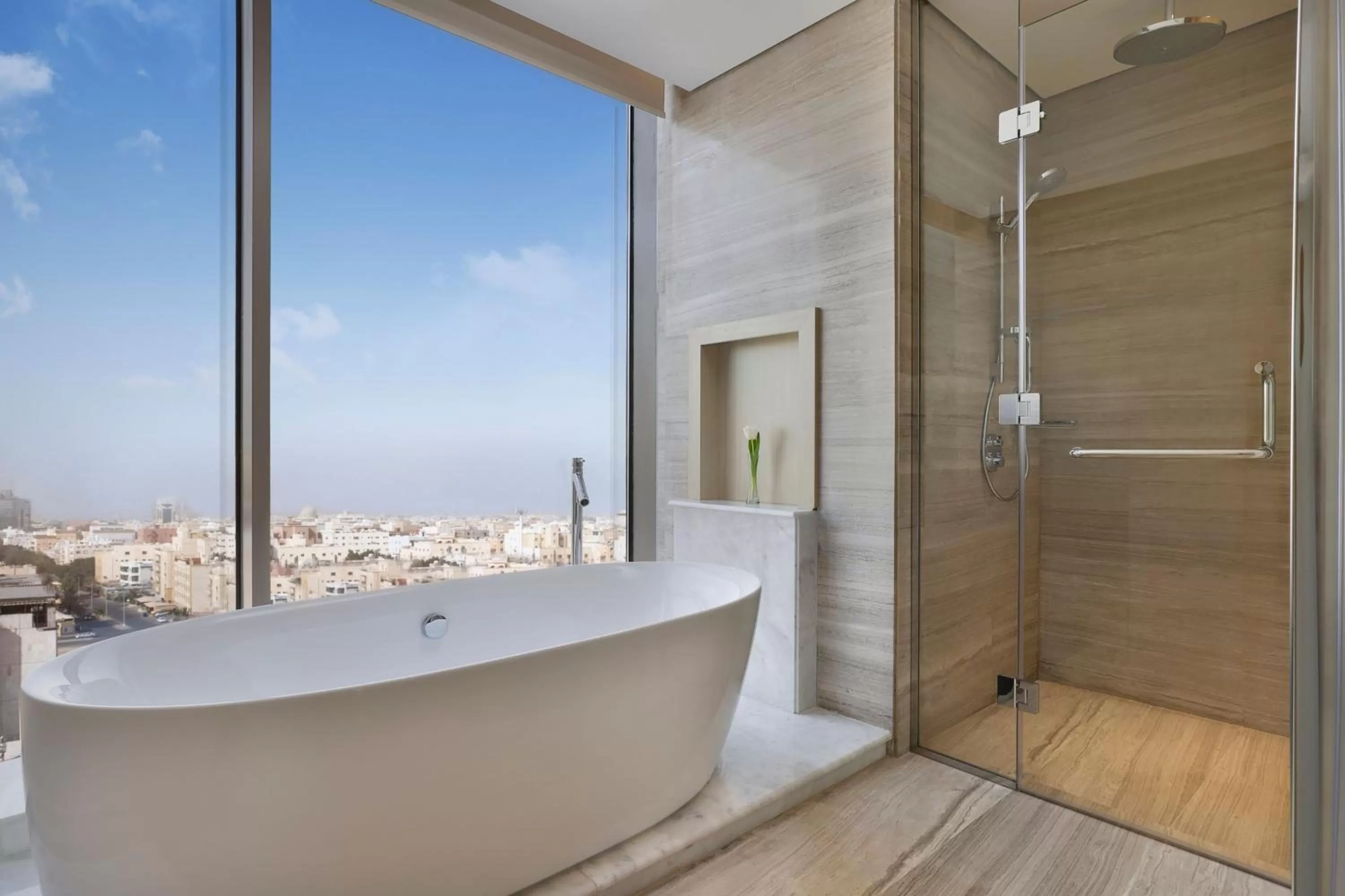 Bathroom in Jeddah Marriott Hotel Madinah Road