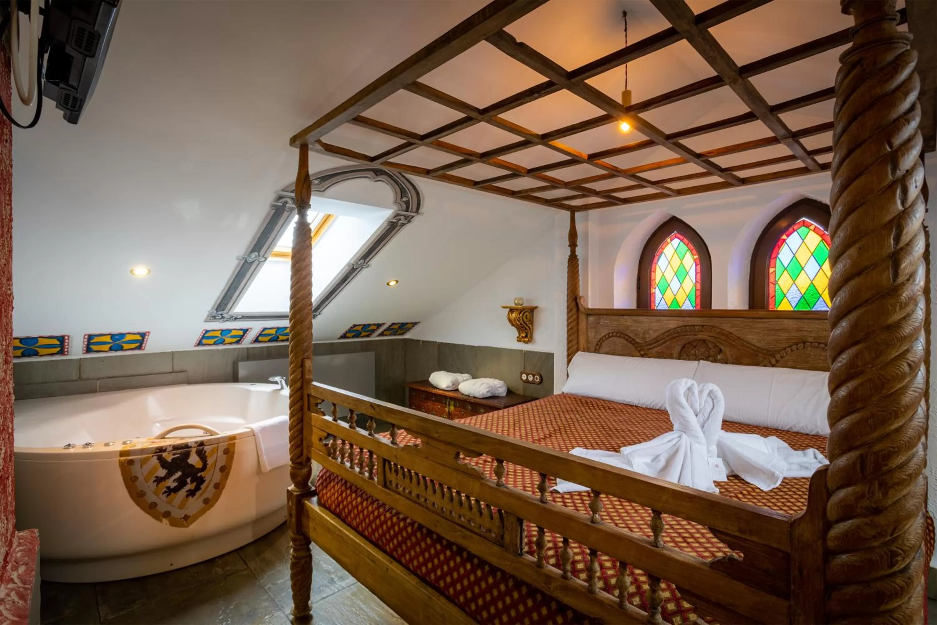 Hot Tub, Bed in Posada la Leyenda