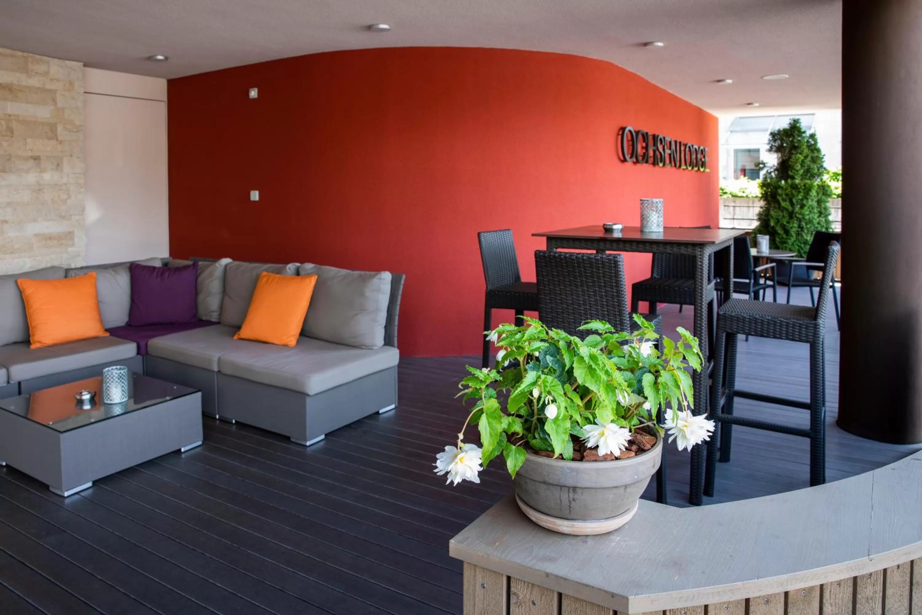 Communal lounge/ TV room in OCHSEN LODGE by Ochsen Lenzburg