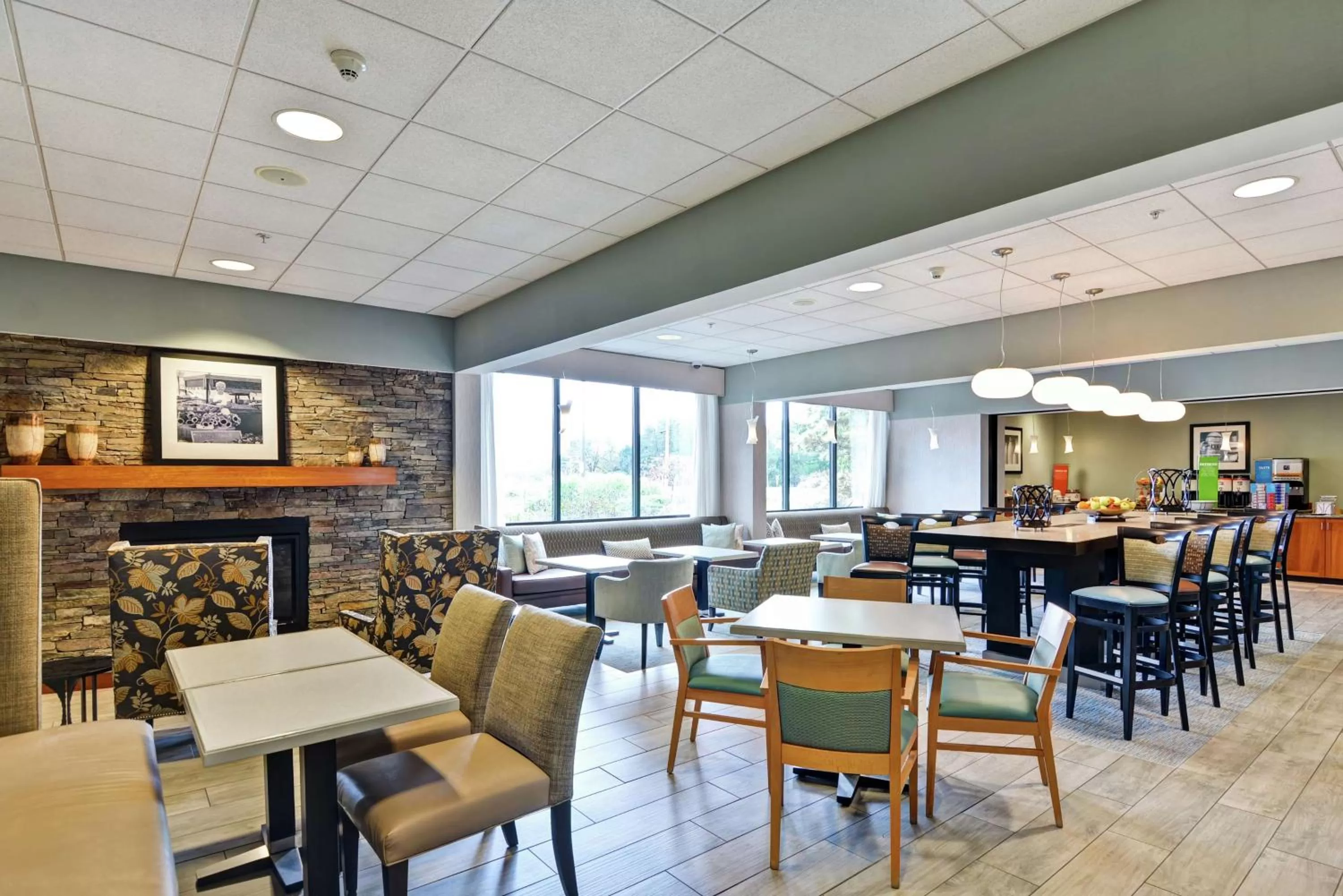 Lobby or reception in Hampton Inn Lewisburg