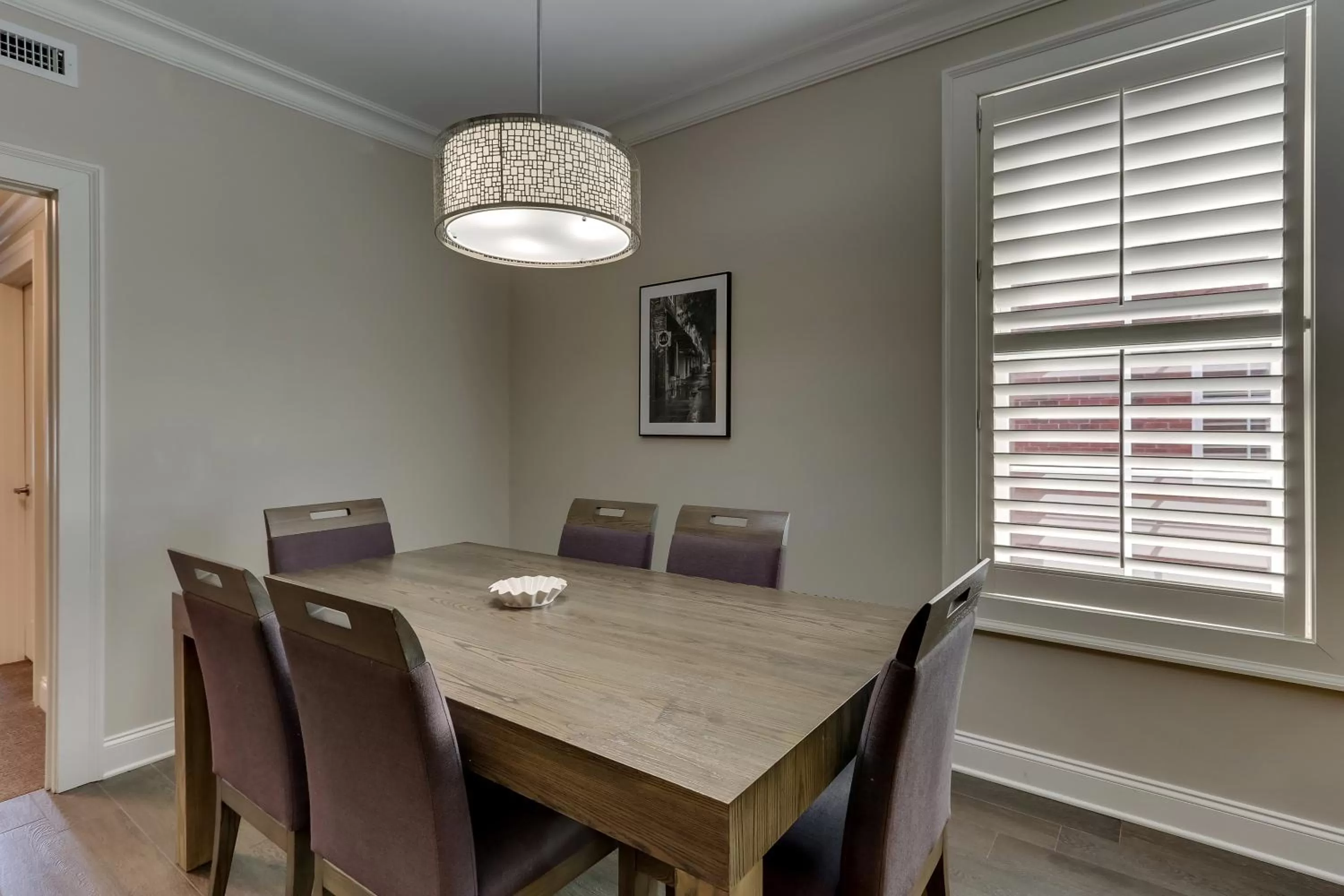Dining area in The Mantissa Hotel